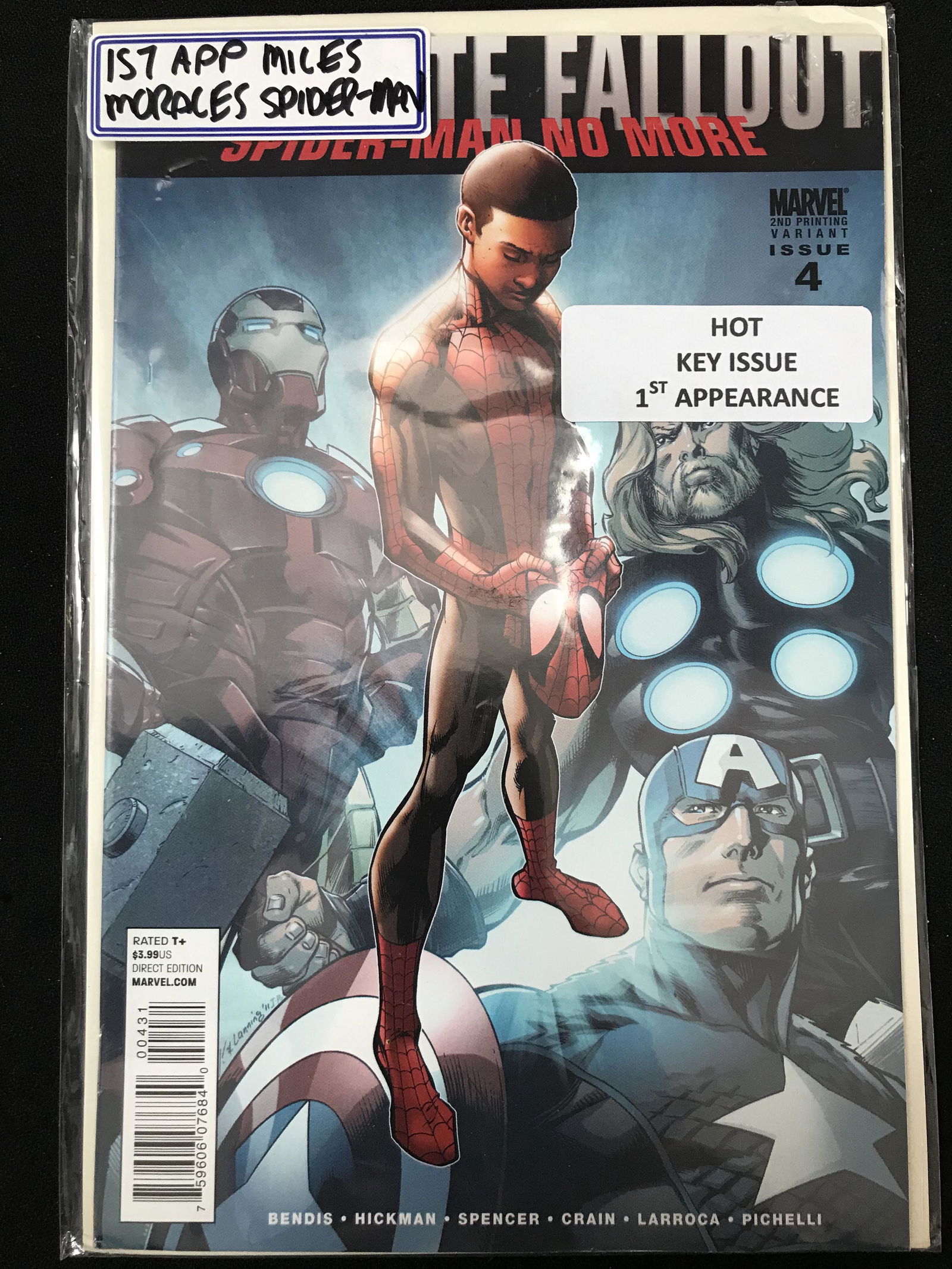 MARVEL COMICS ULTIMATE FALLOUT NO.4 (1ST APPEARANCE MILES MORALES) (1 of 1)