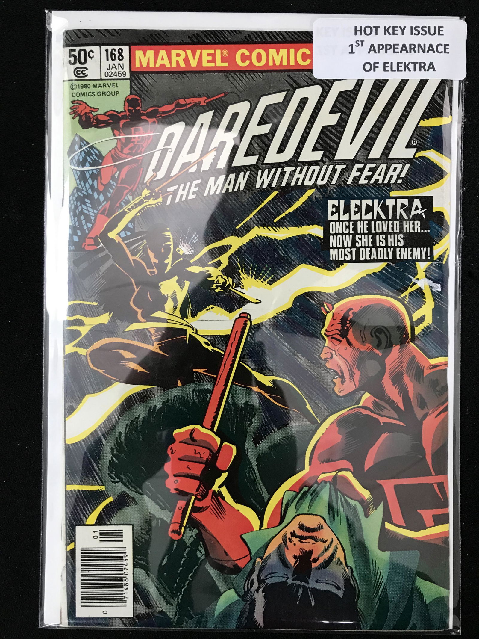 MARVEL COMICS DAREDEVIL NO.168 (1ST APPEARANCE ELEKTRA) (1 of 1)