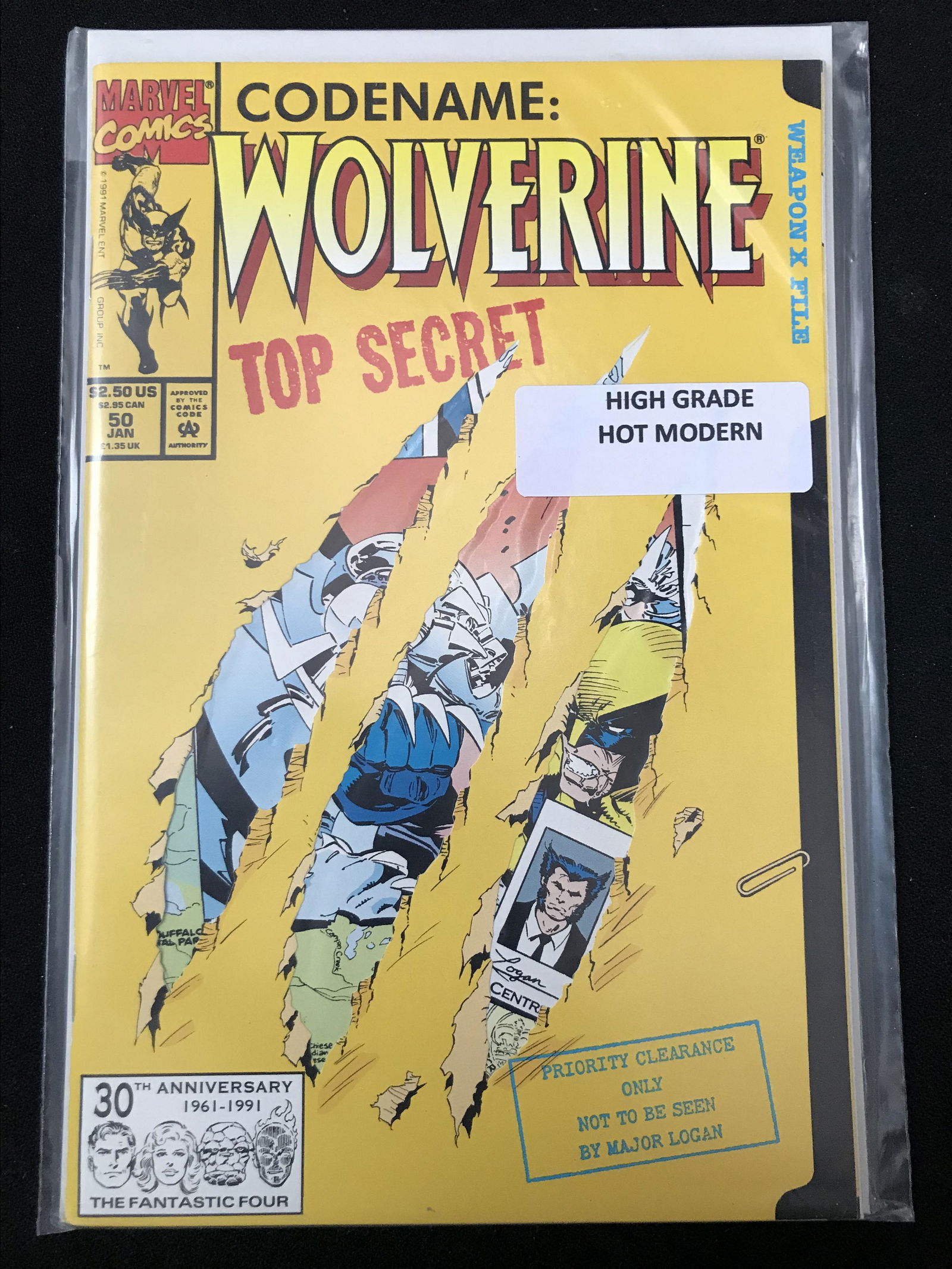 MARVEL COMICS CODE NAME WOLVERINE NO.50 (1 of 1)