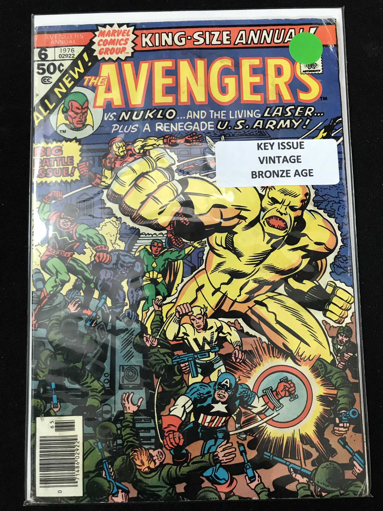 MARVEL COMICS KING SIZE ANNUAL THE AVENGERS NO.6 (1 of 1)
