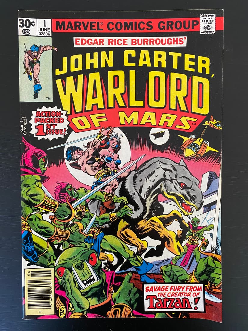 MARVEL COMICS NO.1 JOHN CARTER, WARLORD OF MARS: Prices are in Canadian dollars
