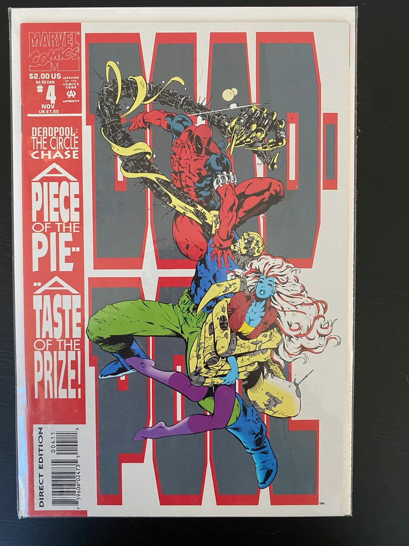MARVEL COMICS NO.4 DEAD-POOL (DIRECT EDITION) (1 of 1)