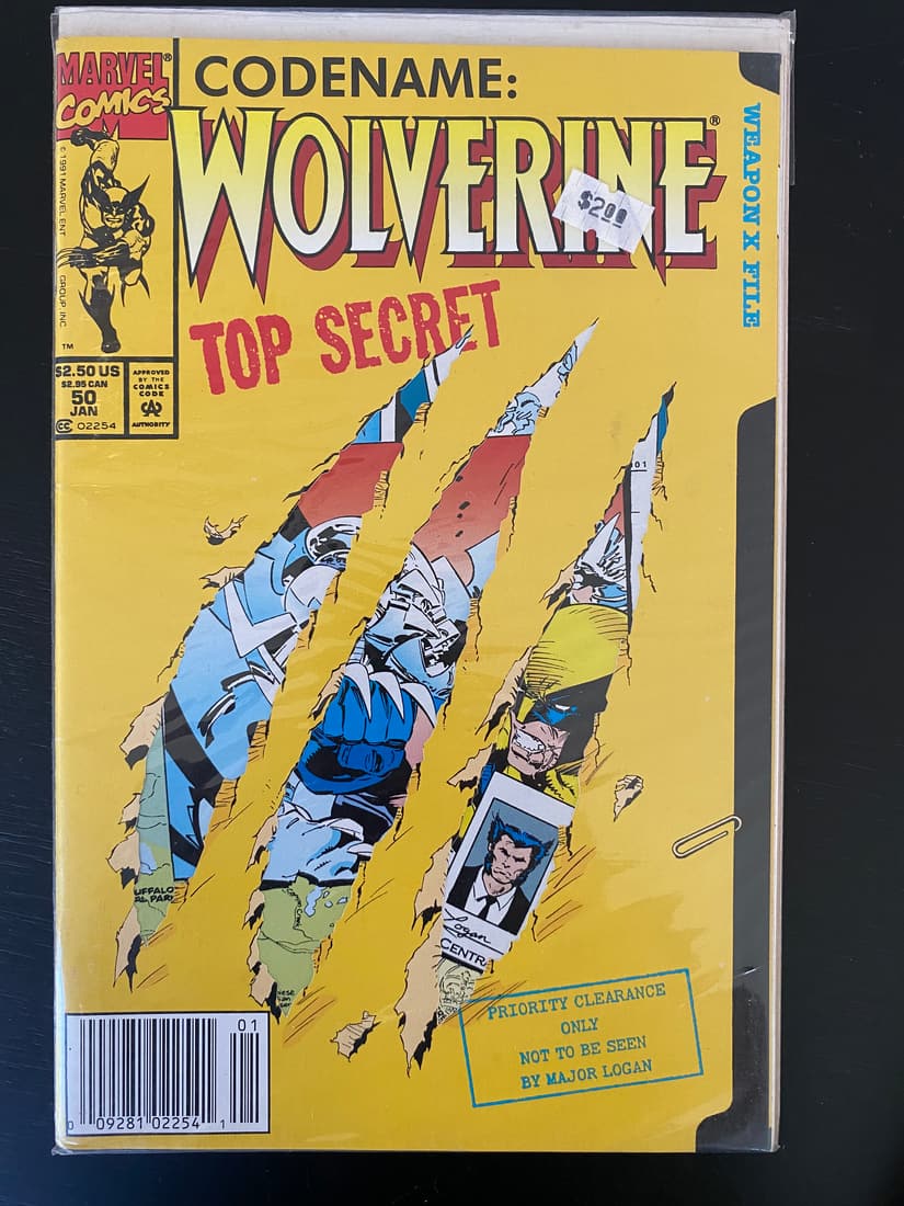 MARVEL COMICS NO.50 WOLVERINE (1 of 1)