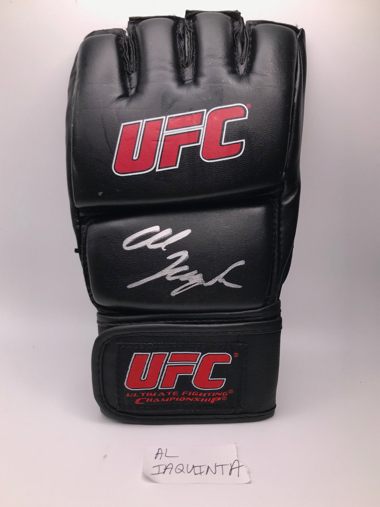AL IAQUINTA SIGNED UFC FIGHT GLOVE: Prices are in Canadian dollars