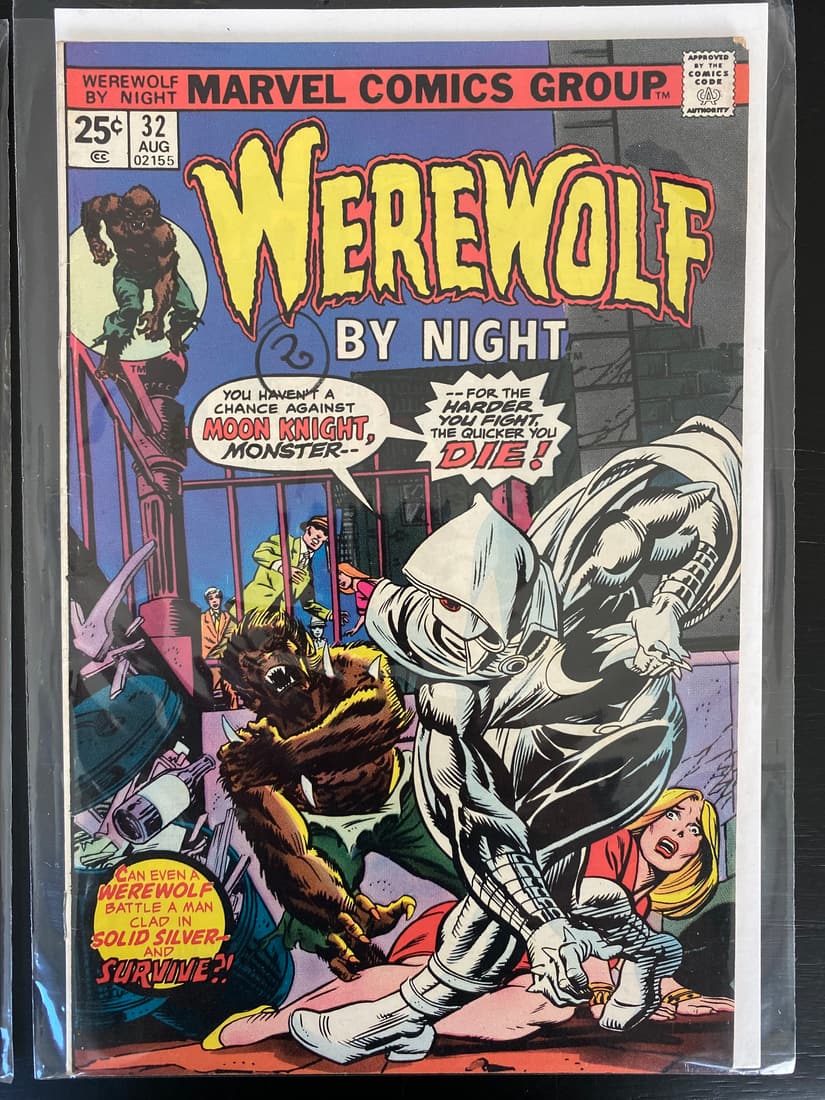 MARVEL COMICS WEREWOLF BY NIGHT NO.32 (1ST APPEARANCE MOON KNIGHT) (1 of 1)