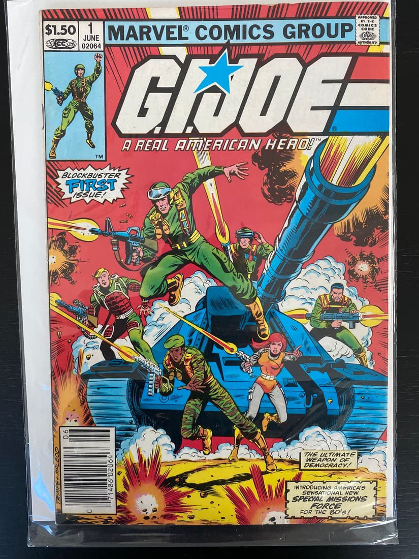 MARVEL COMCIS G.I JOE NO.1 (1 of 1)