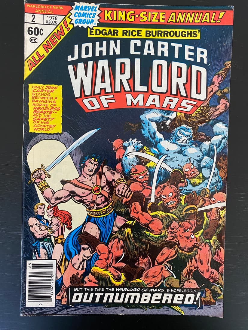 MARVEL COMICS JOHN CARTER WARLORD OF MARS NO.2: Prices are in Canadian dollars