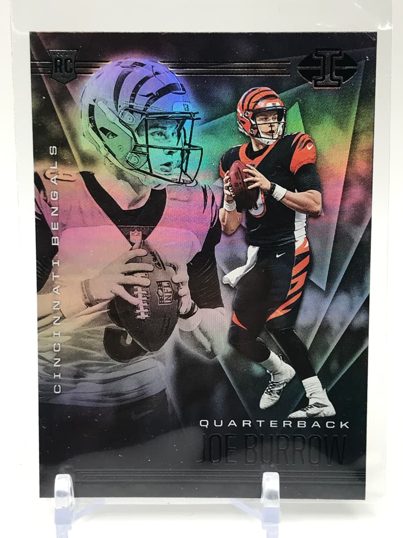 2020 PANINI ILLUSIONS JOE BURROW ROOKIE CARD: Prices are in Canadian dollars