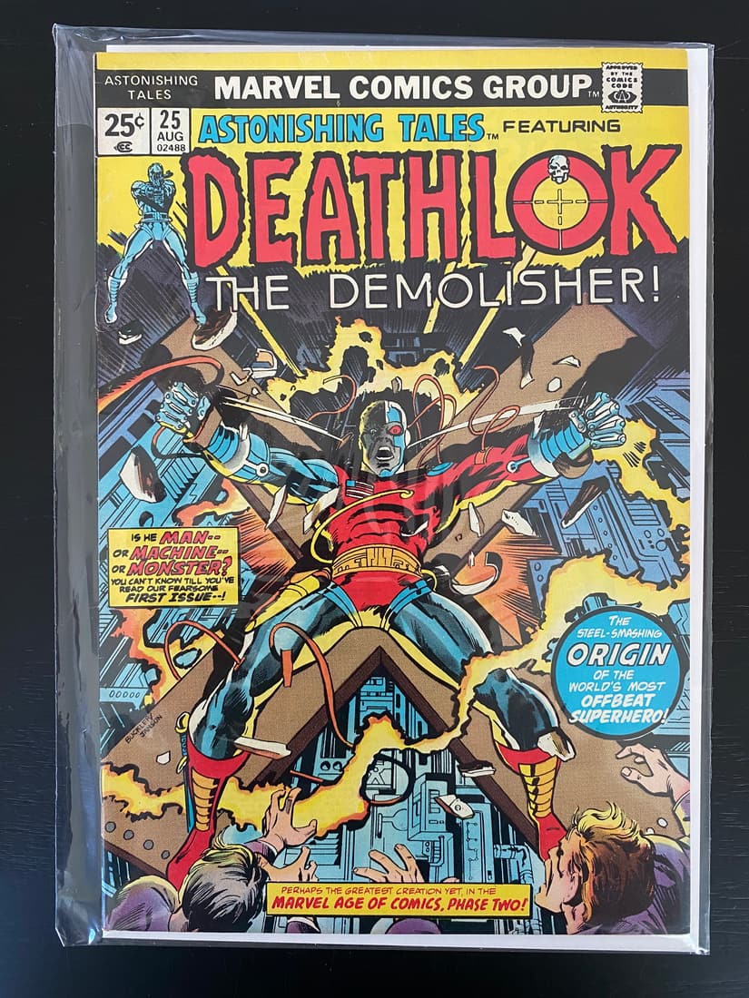 MARVEL COMICS ASTONISHING TALES DEATHLOK NO.25 (1ST APPEATANCE DEATHLOK) (1 of 1)