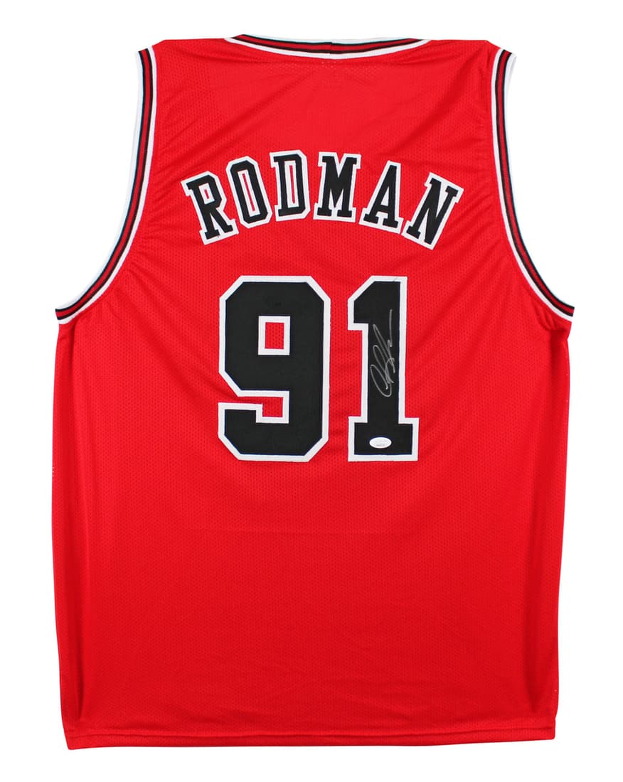 DENNIS RODMAN AUTHENTIC SIGNED JERSEY (JSA COA) (1 of 3)