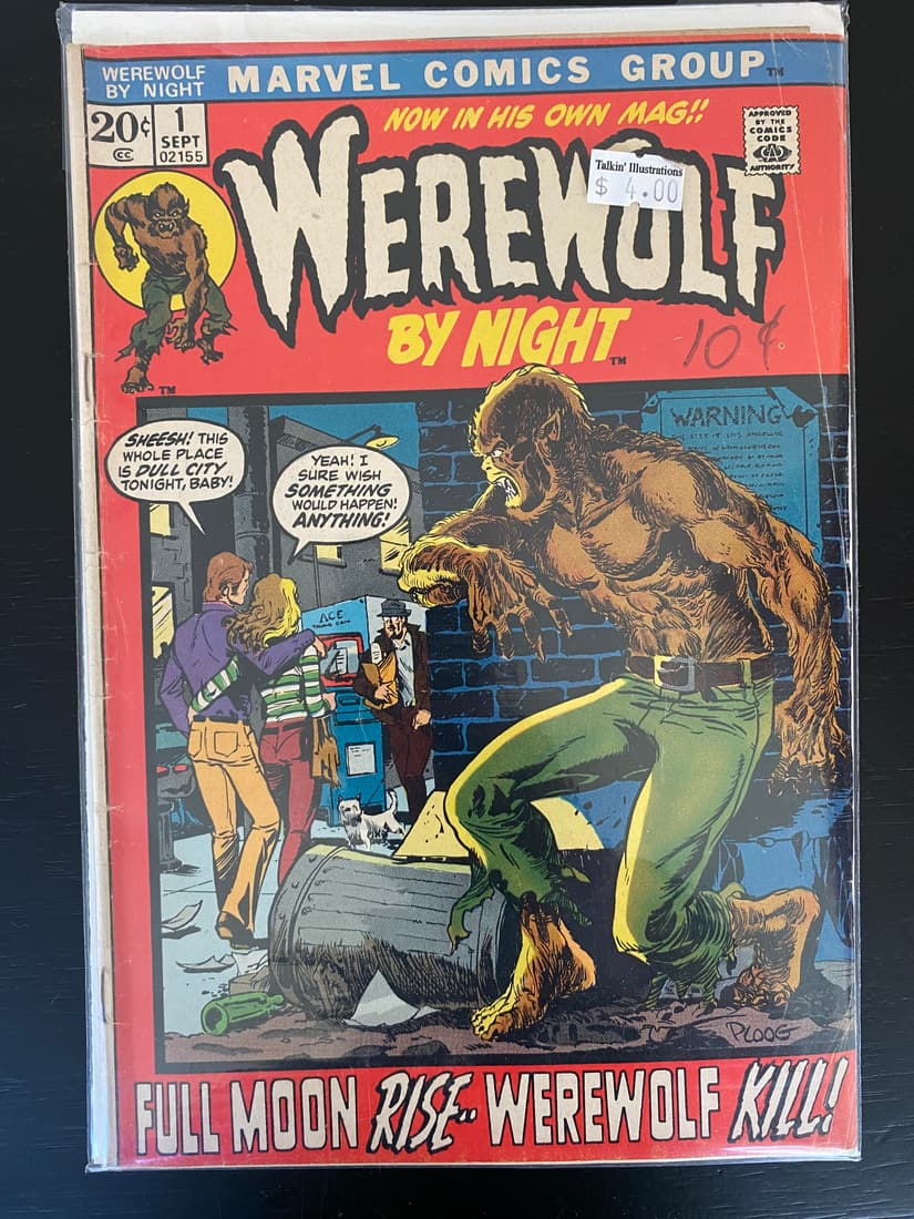 MARVEL COMICS WEREWOLF BY NIGHT NO.1 (1 of 1)