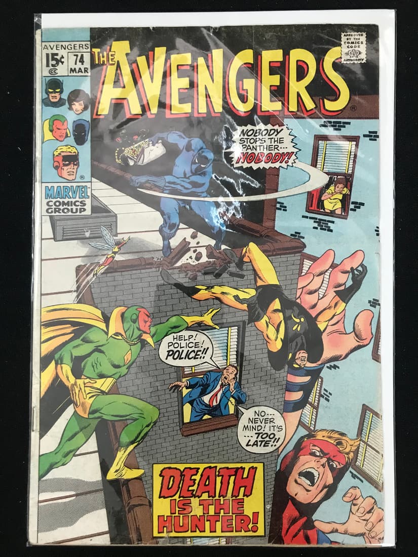 MARVEL COMICS THE AVENGERS NO. 74 (1 of 1)