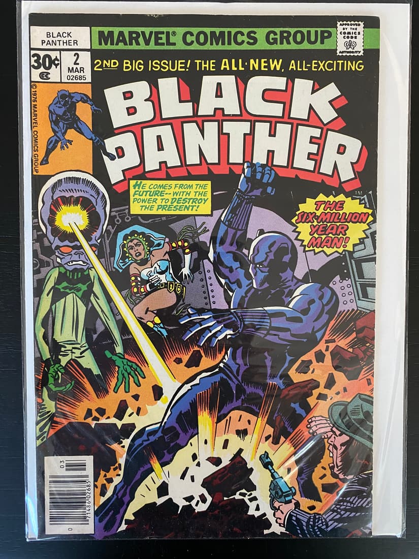 MARVEL COMICS NO.2 BLACK PANTHER (1 of 1)