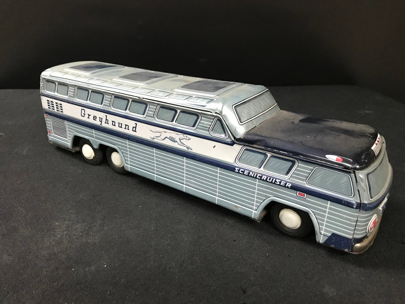 VINTAGE Greyhound Express Friction Scenic Cruiser bus: Prices are in Canadian dollars
