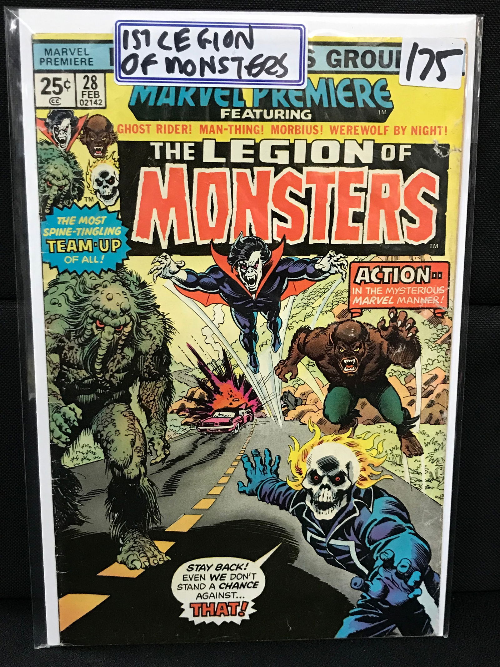 MARVEL COMICS MARVEL PREMIERE LEGION OF MONSTERS NO. 28 (1 of 1)