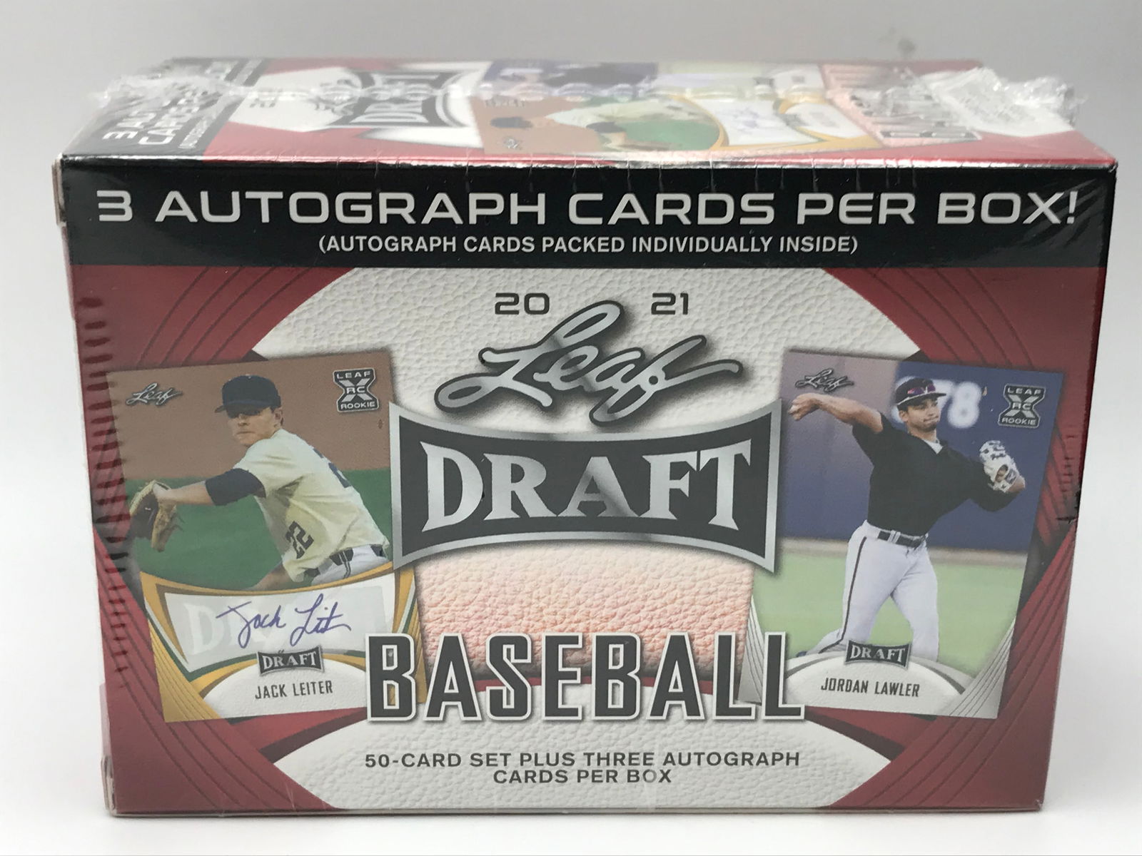 2021 LEAF DRAFT BASEBALL SELED BOX OF TRADING CARDS (1 of 1)