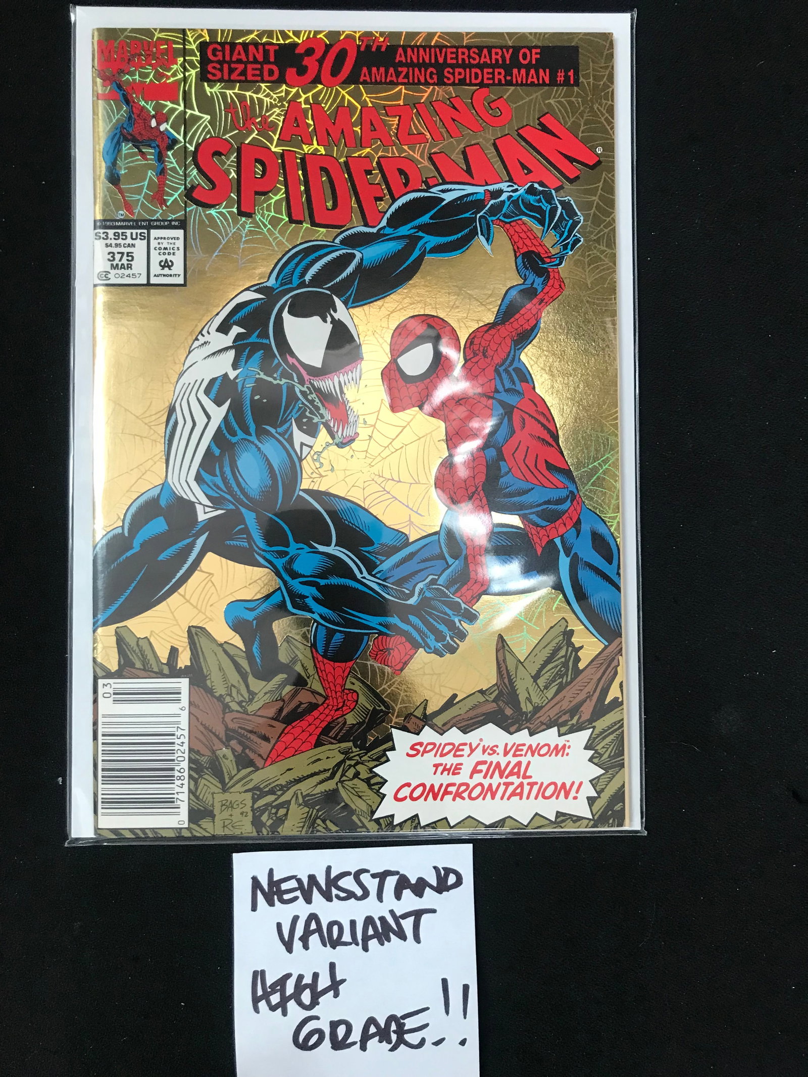 THE AMAZING SPIDER-MAN 30TH ANNIVERSARY #375 (MARVEL COMICS): Prices are in Canadian dollars