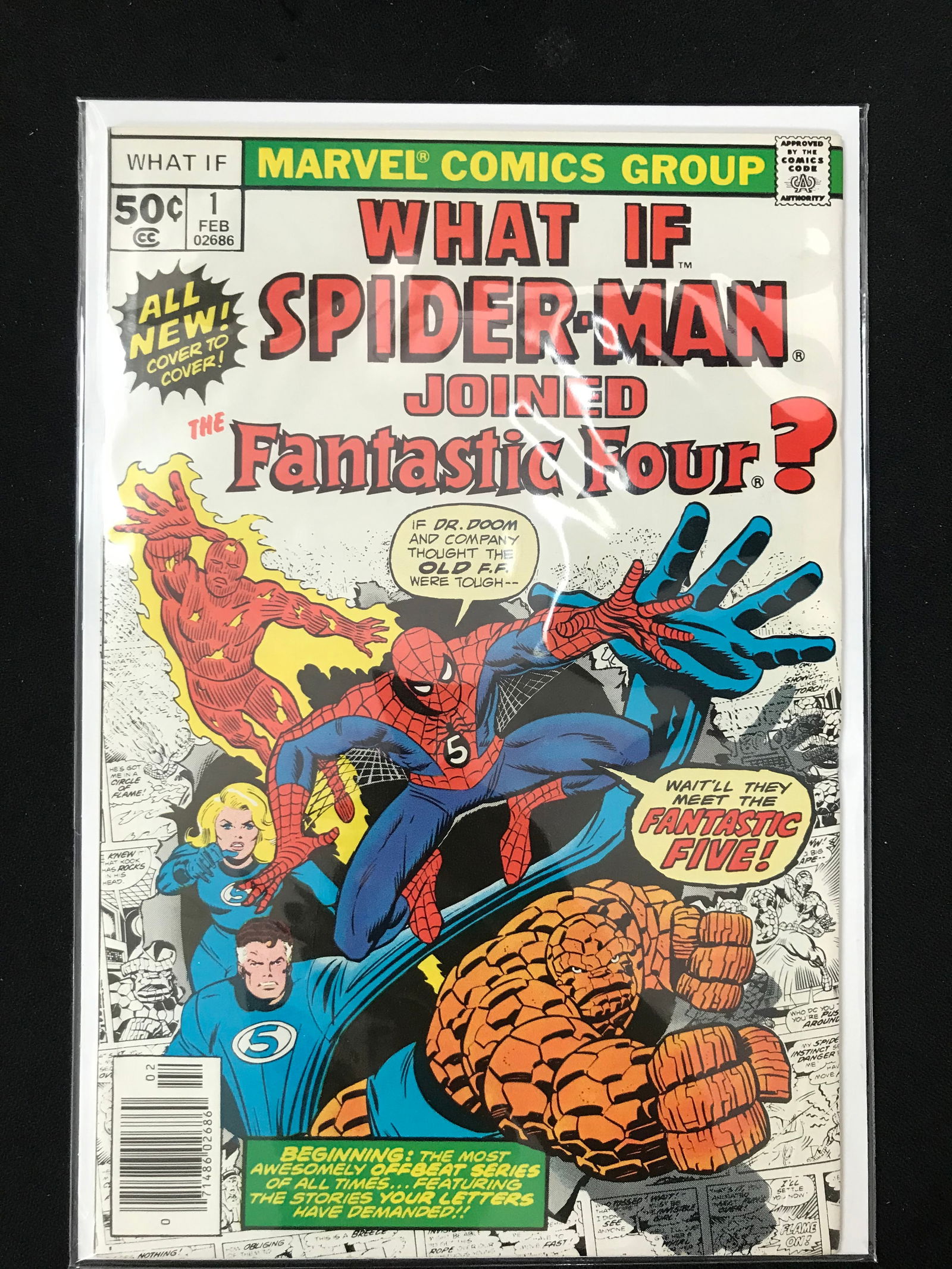 WHAT IF SPIDER-MAN JOINED FANTASTIC FOUR #1 (MARVEL COMICS) (1 of 1)