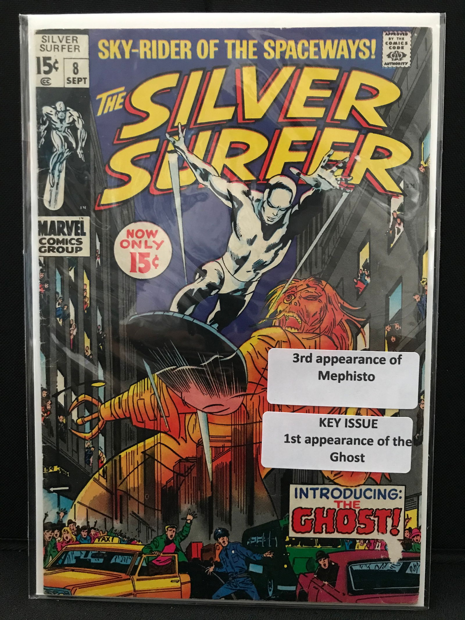 SILVER SURFER #8 KEY ISSUE 1ST APP OF THE GHOST  (MARVEL COMICS) (1 of 1)