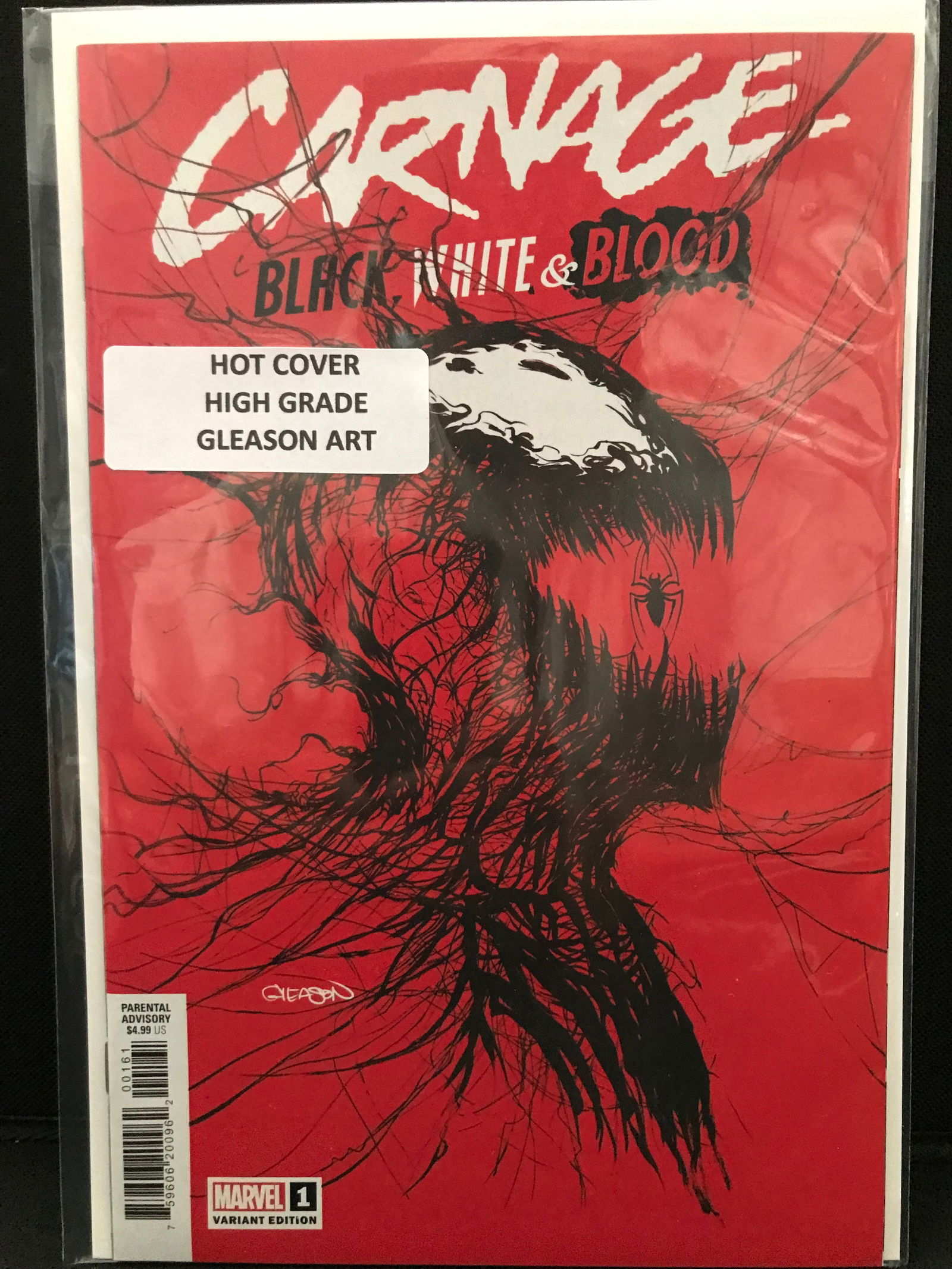 CARNAGE BLACK WHITE&BLOOD #1 (MARVEL COMICS) (1 of 1)