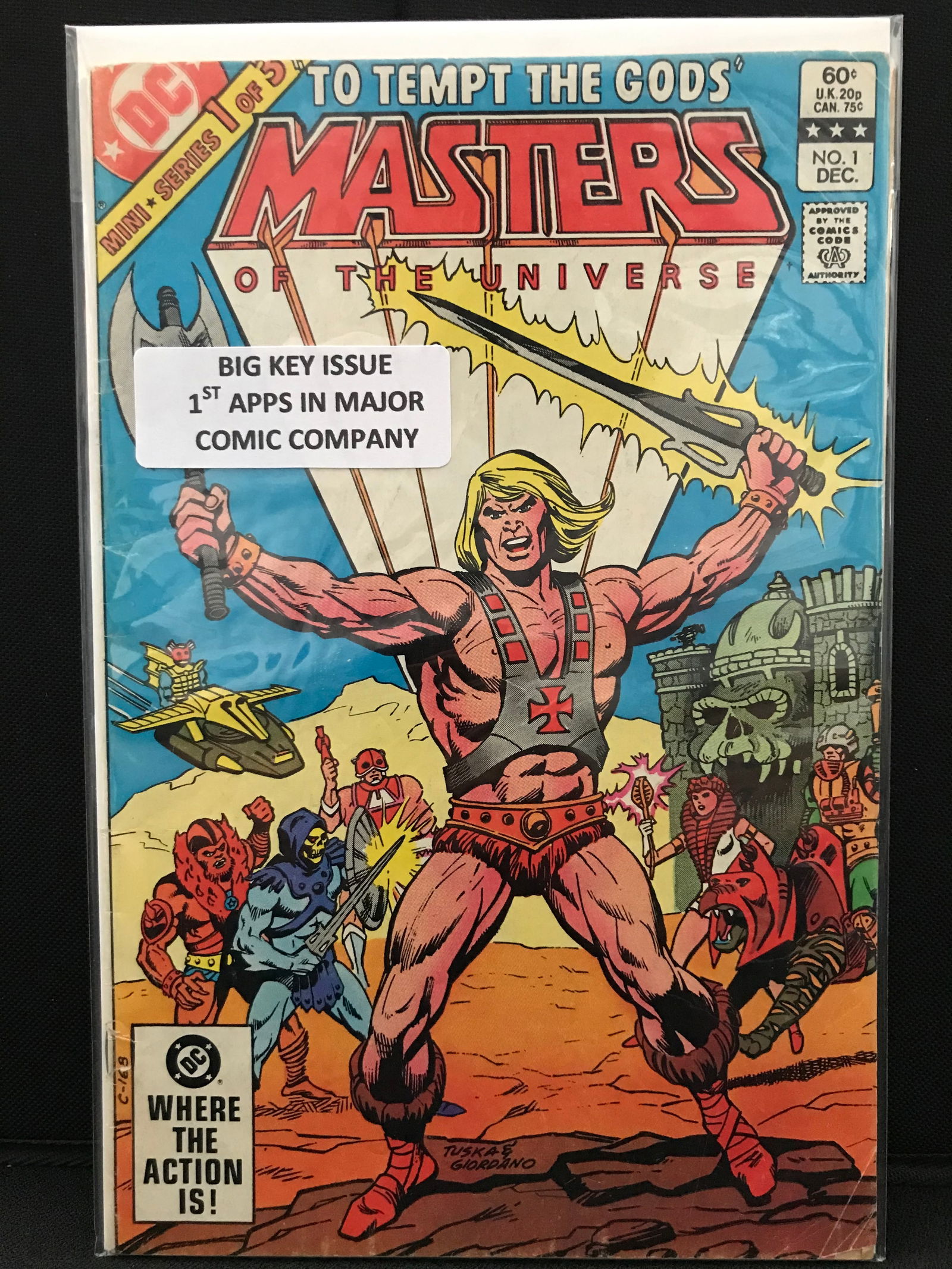 MASTERS OF THE UNIVERSE # 1 KEY ISSUE  (DC COMICS) (1 of 1)