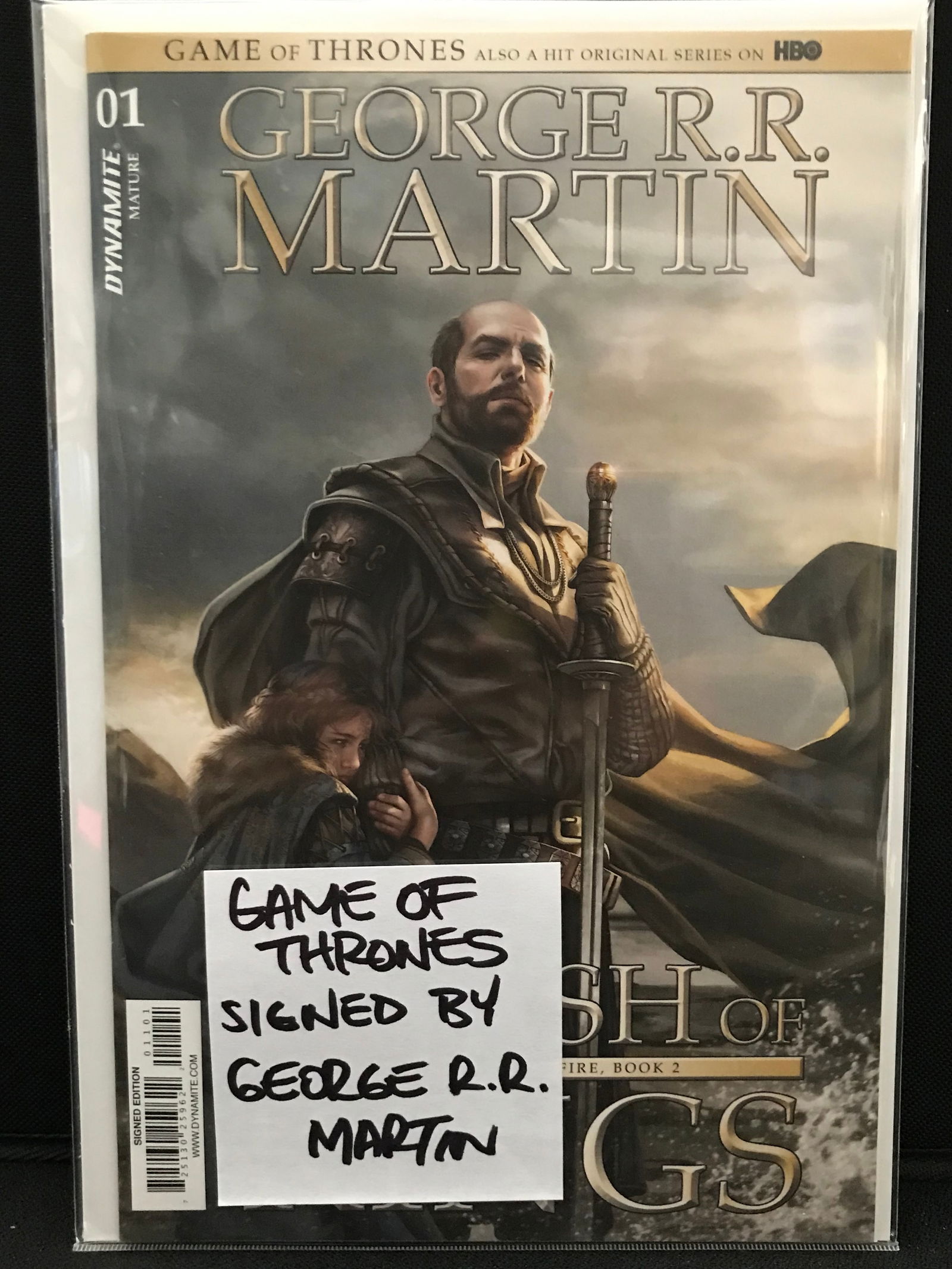 GAME OF THRONES COMIC SIGNED BY GEORGE R.R. MARTIN (1 of 1)