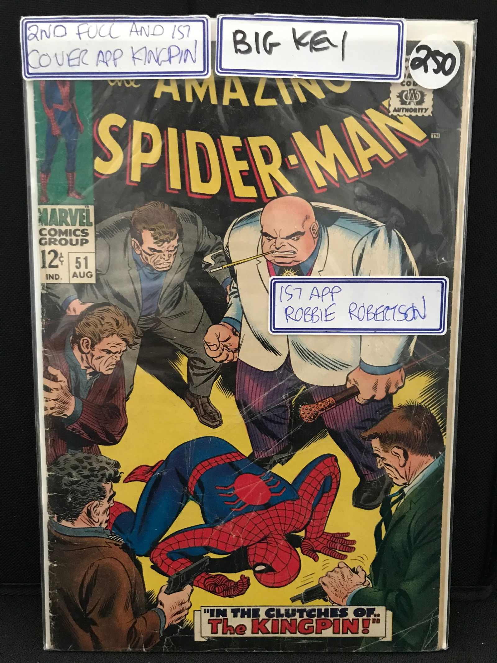 The AMAZING SPIDER-MAN #51 BIG KEY 1ST APP OF KINGPIN    (MARVEL COMICS) (1 of 1)
