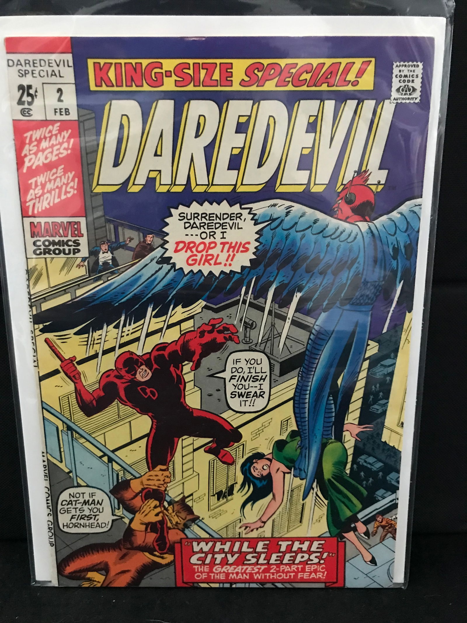 MARVEL COMICS DAREDEVIL KING SIZE ANNUAL NO.2 (1 of 1)