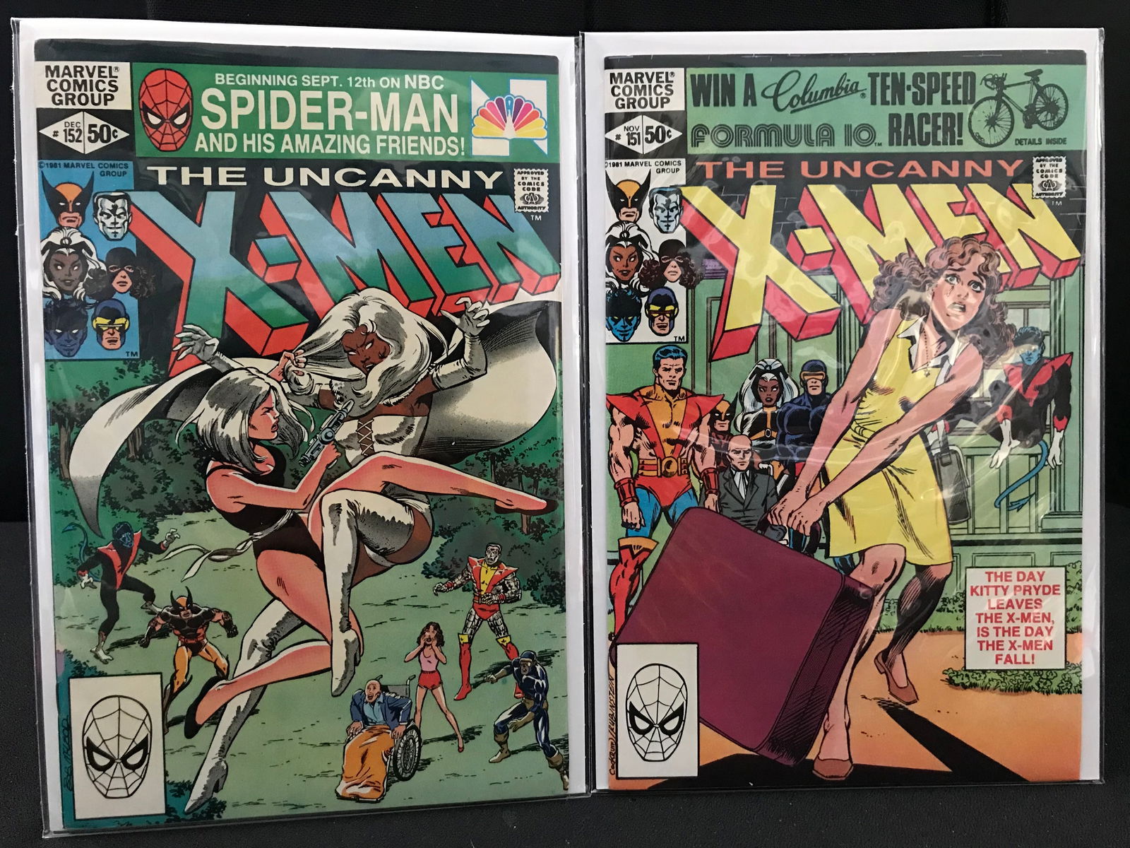 THE UNCANNY  X-MEN #151 AND #152  (MARVEL COMICS) (1 of 1)