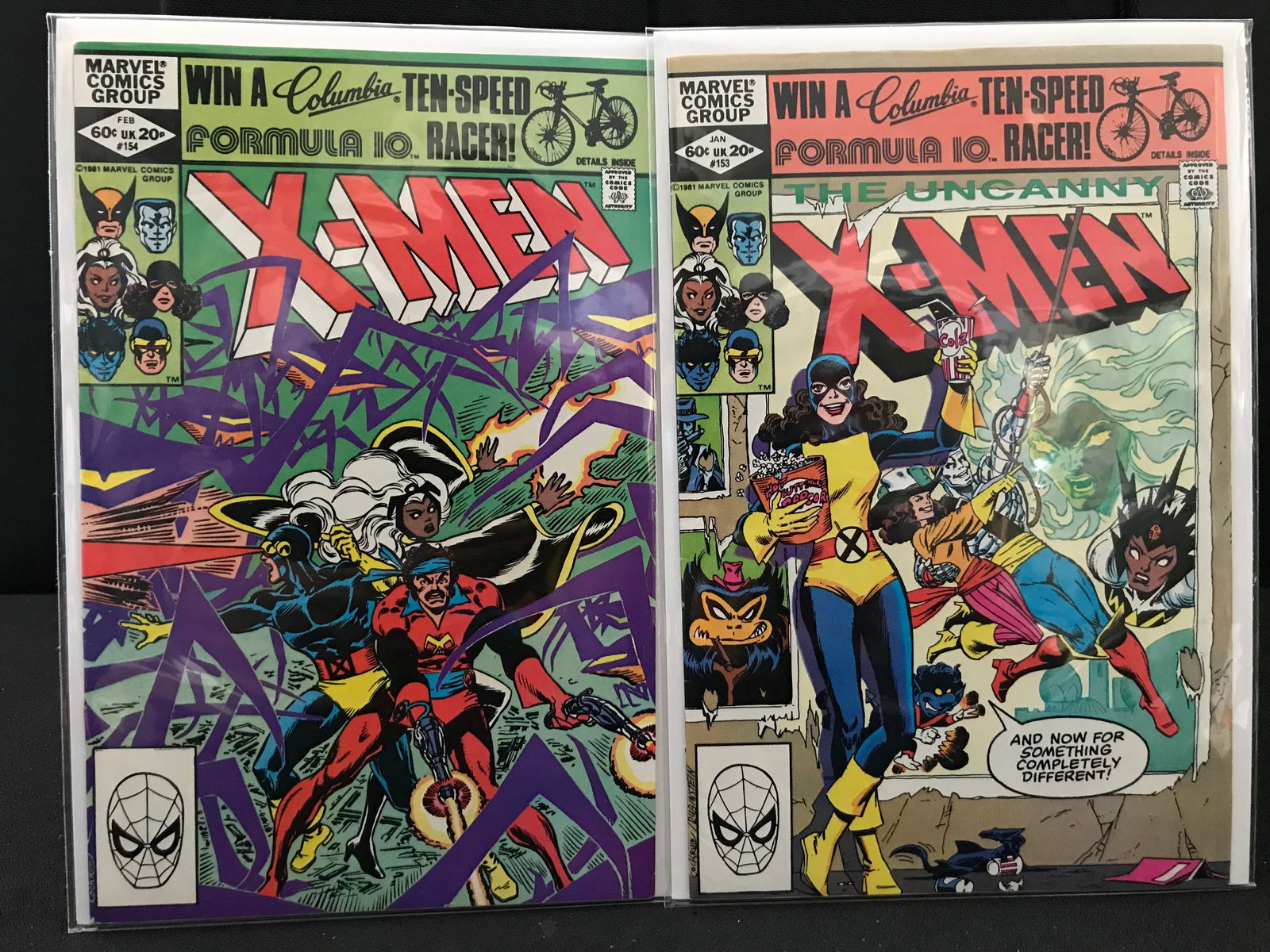 THE UNCANNY  X-MEN #153 AND #154   (MARVEL COMICS) (1 of 1)