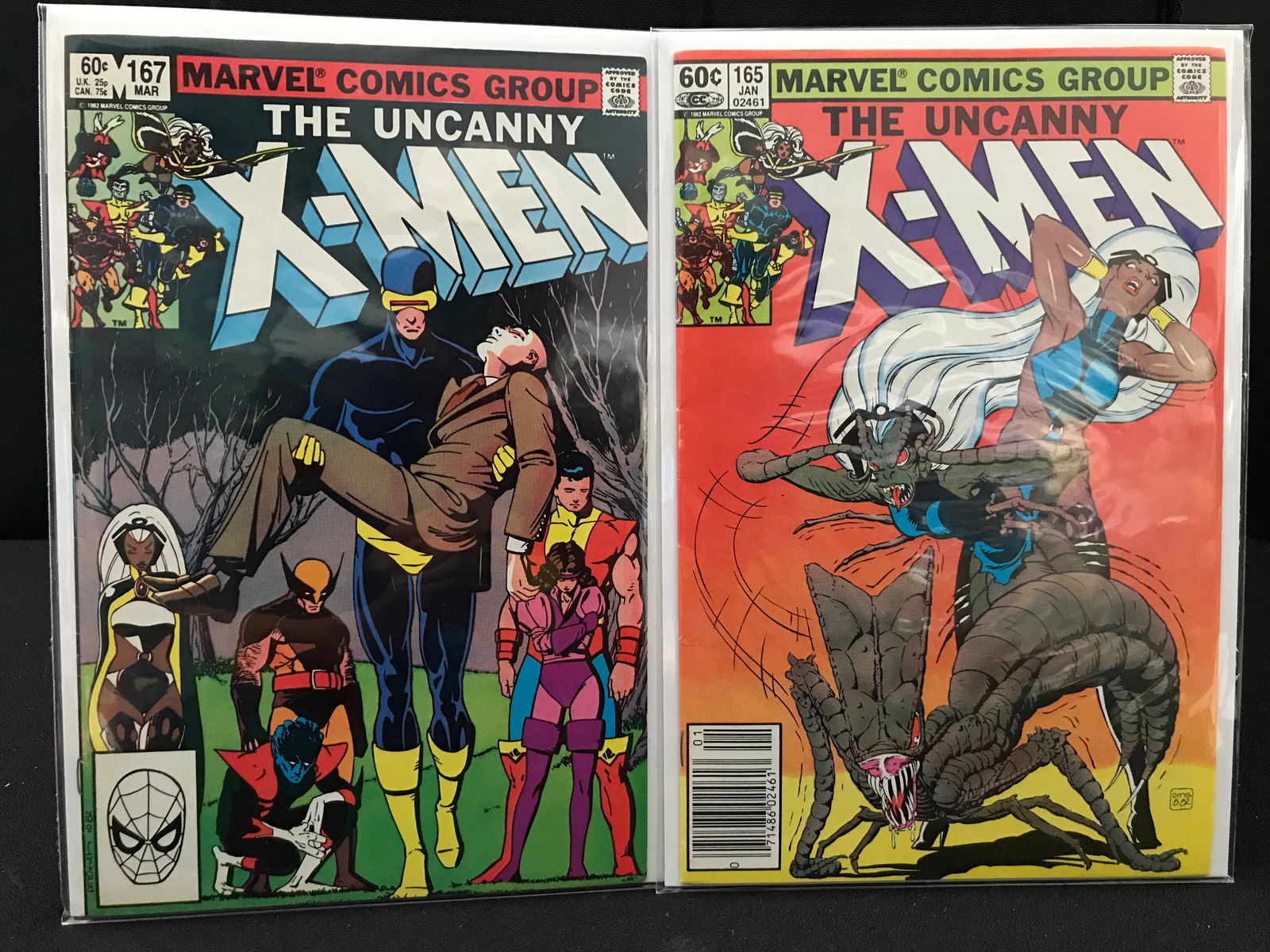 THE UNCANNY  X-MEN #165 AND #167   (MARVEL COMICS) (1 of 1)