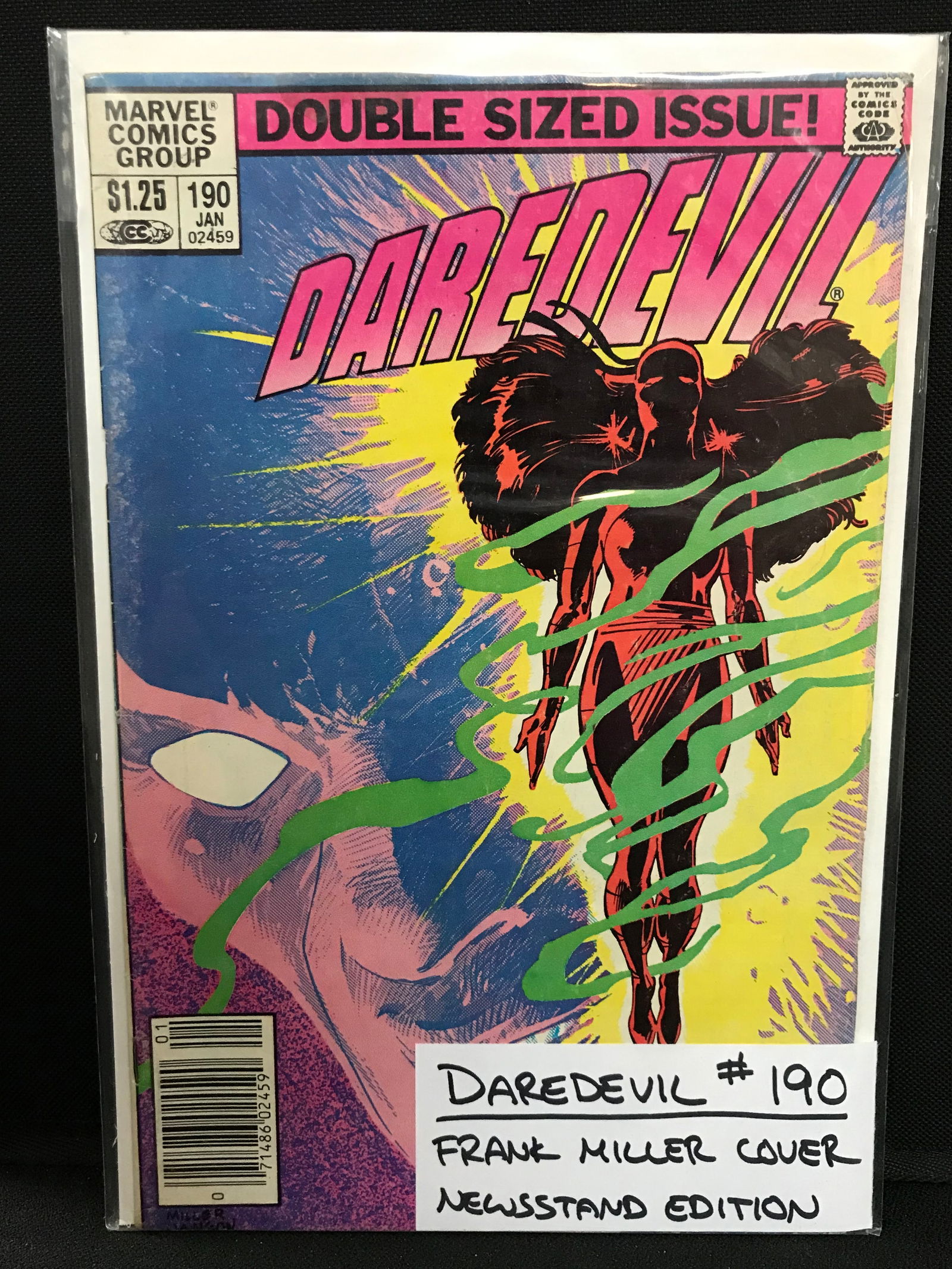 MARVEL COMICS NO.190 DAREDEVIL (FRANK MILLER COVER, NEWSSTAND EDITION) (1 of 1)