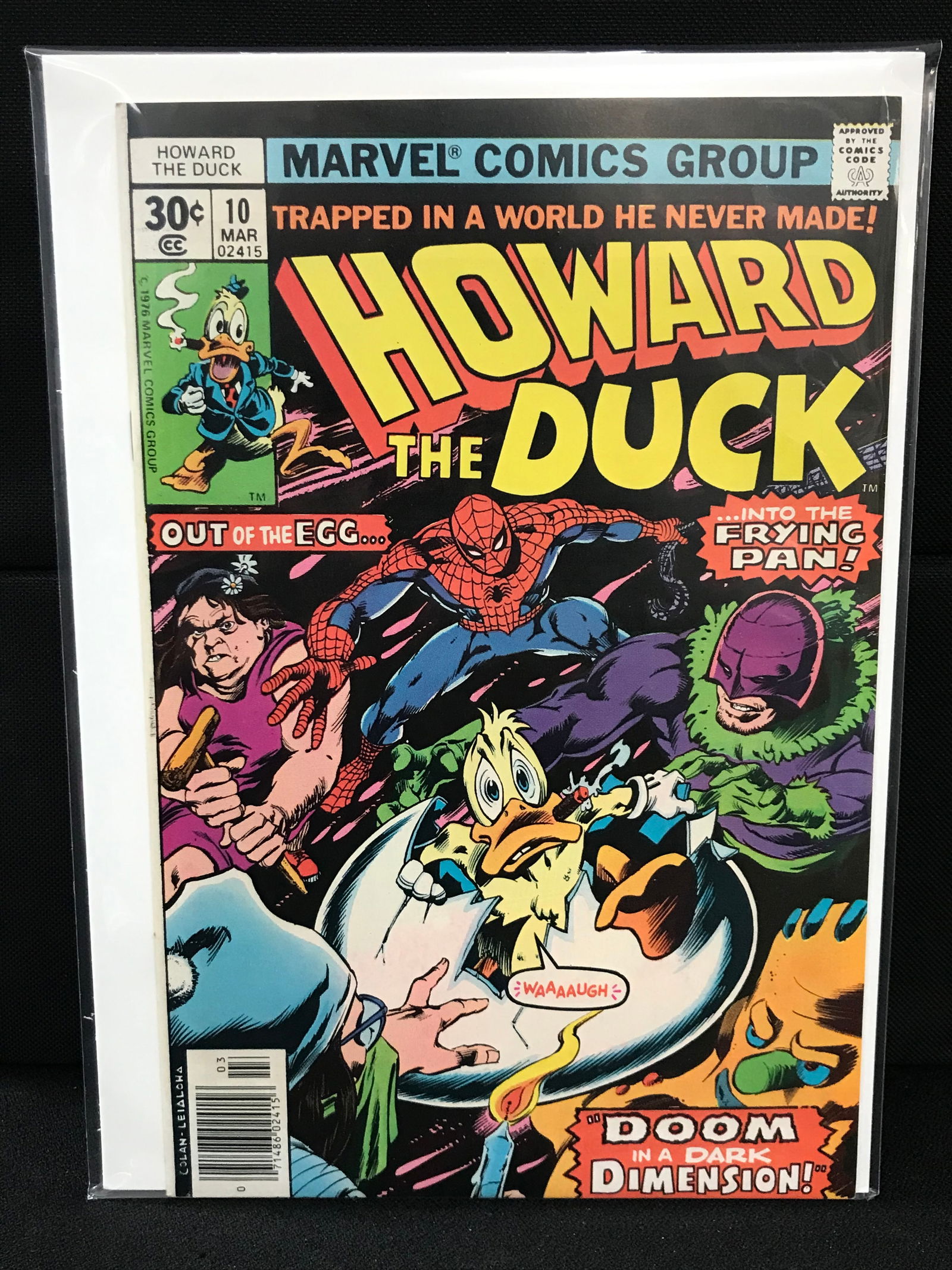 MARVEL COMICS NO.10 HOWARD THE DUCK (1 of 1)