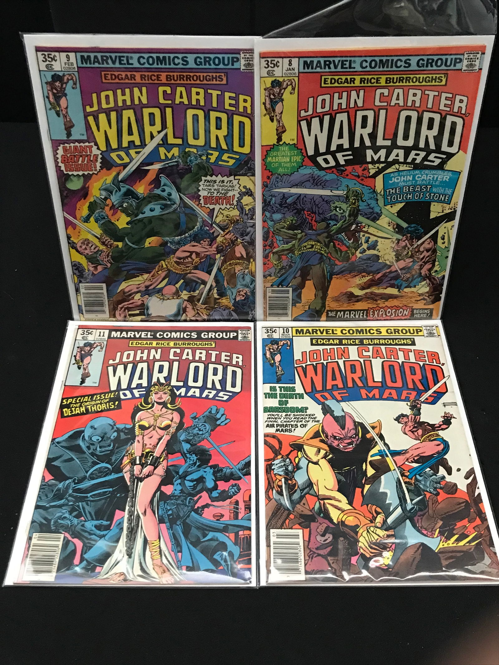 LOT OF JOHN CARTER, WARLORD OF MARS (MARVEL COMICS): Prices are in Canadian dollars