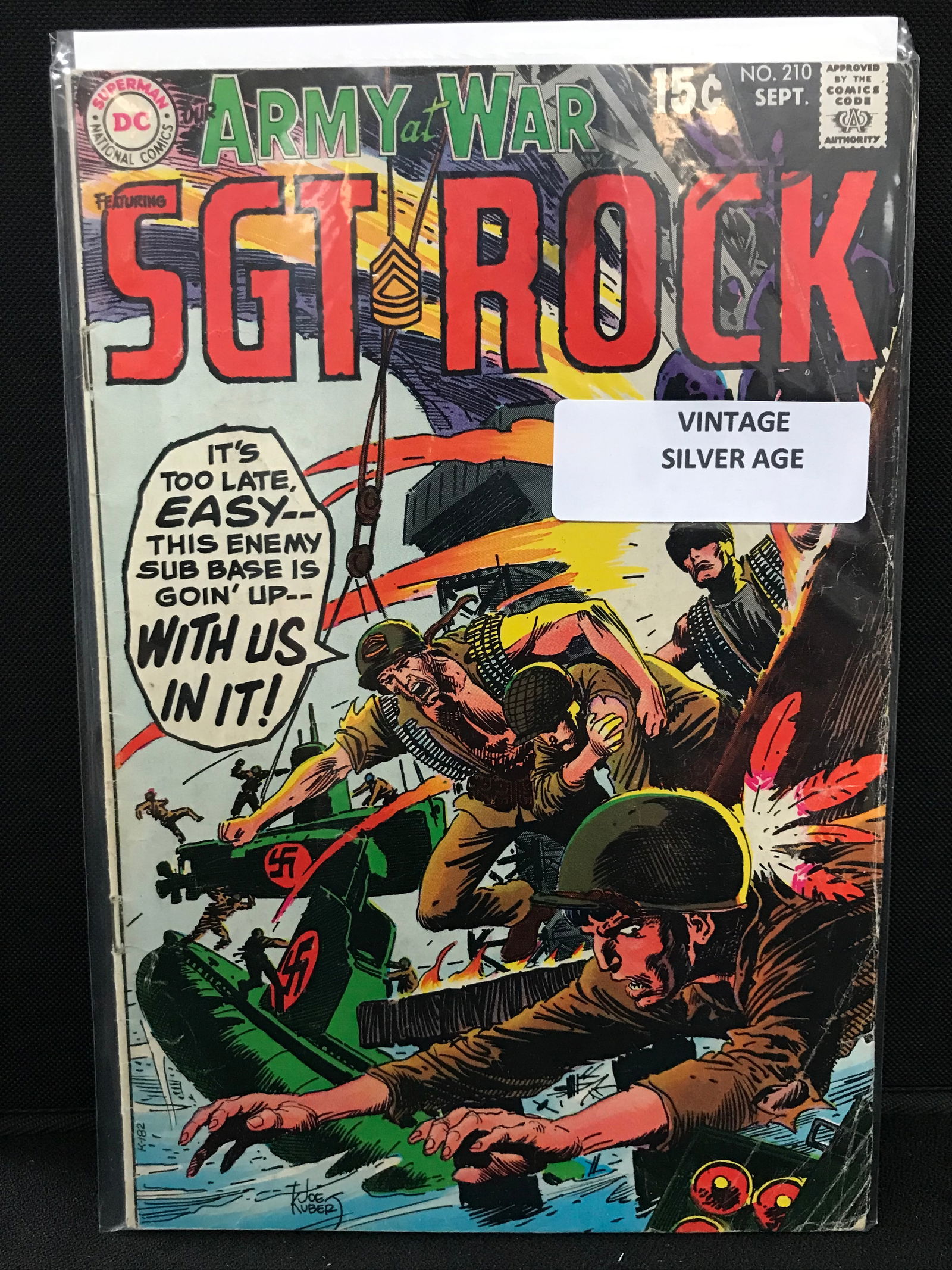 ARMY AT WAR #210  (DC COMICS) (1 of 1)