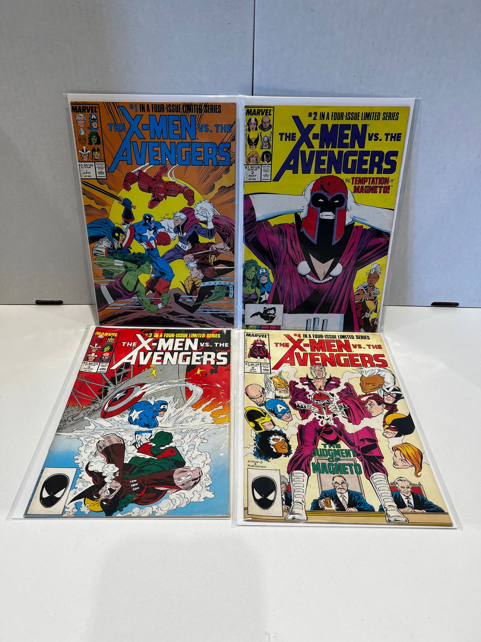 LOT OF X-MEN VS THE AVENGERS COMICS (MARVEL COMICS) (1 of 1)