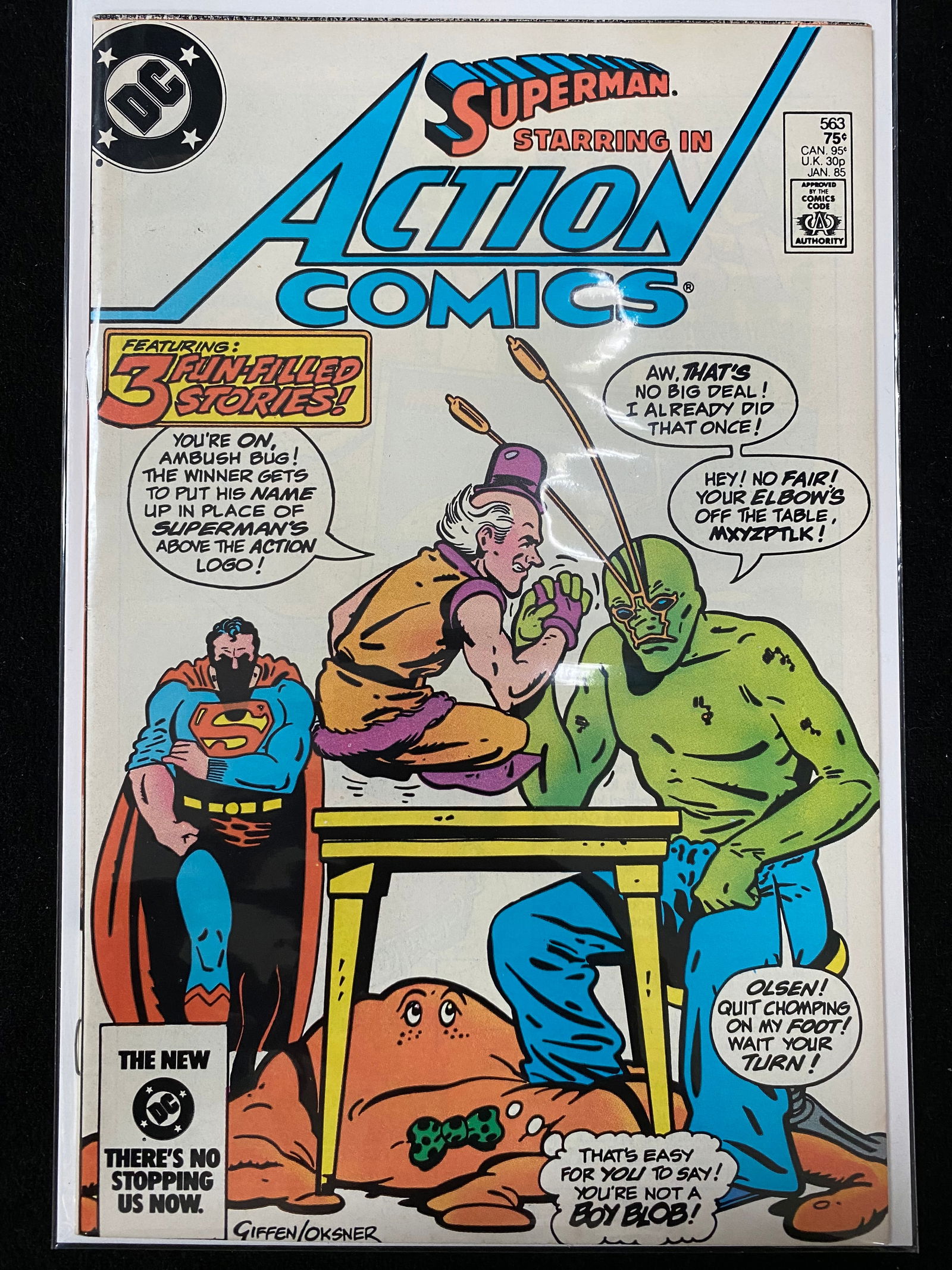 DC COMICS NO.563 SUPERMAN STARRING IN ACTION COMCIS (1 of 1)