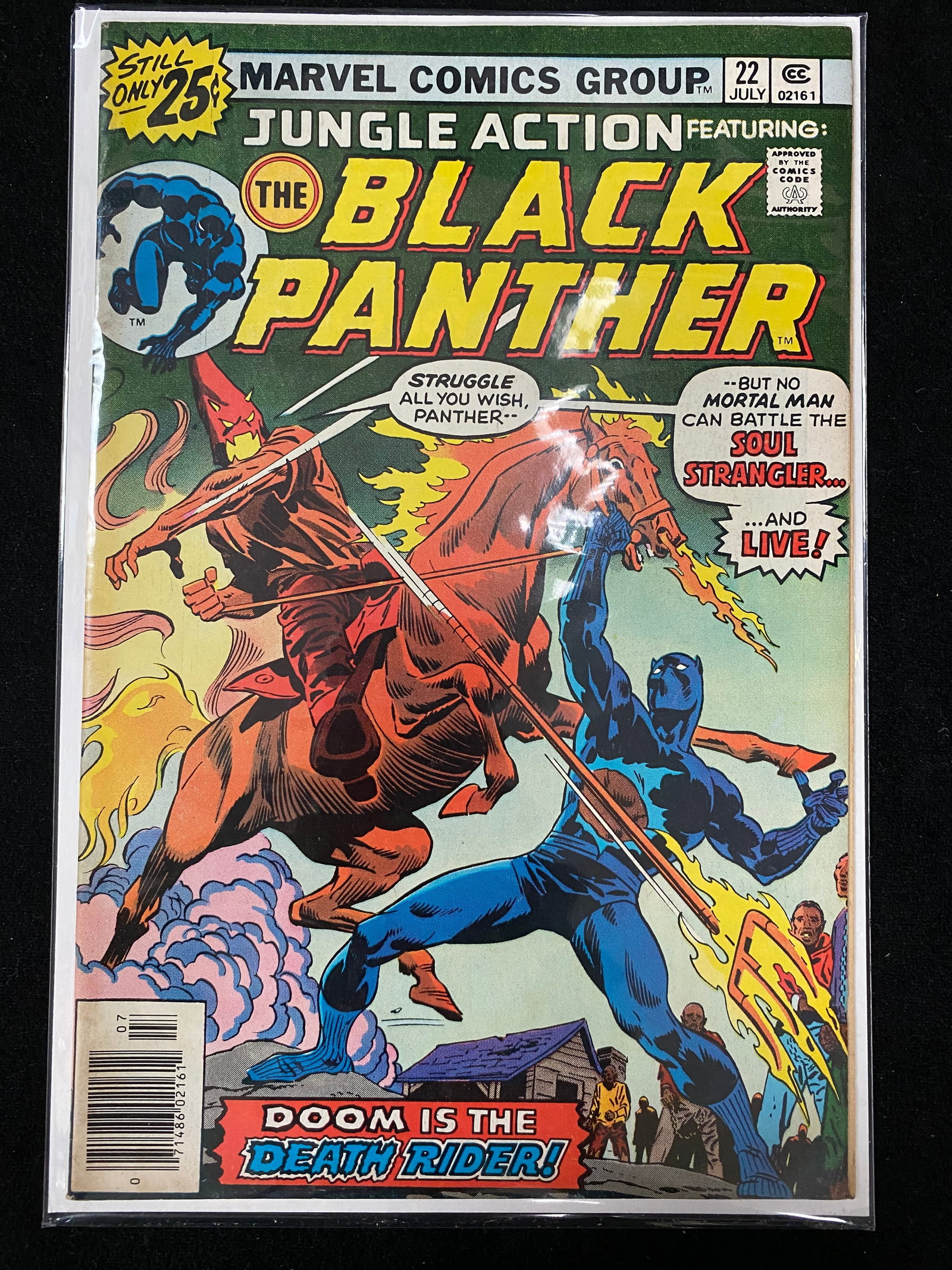 MARVEL COMICS NO.22 THE BLACK PANTHER: Prices are in Canadian dollars
