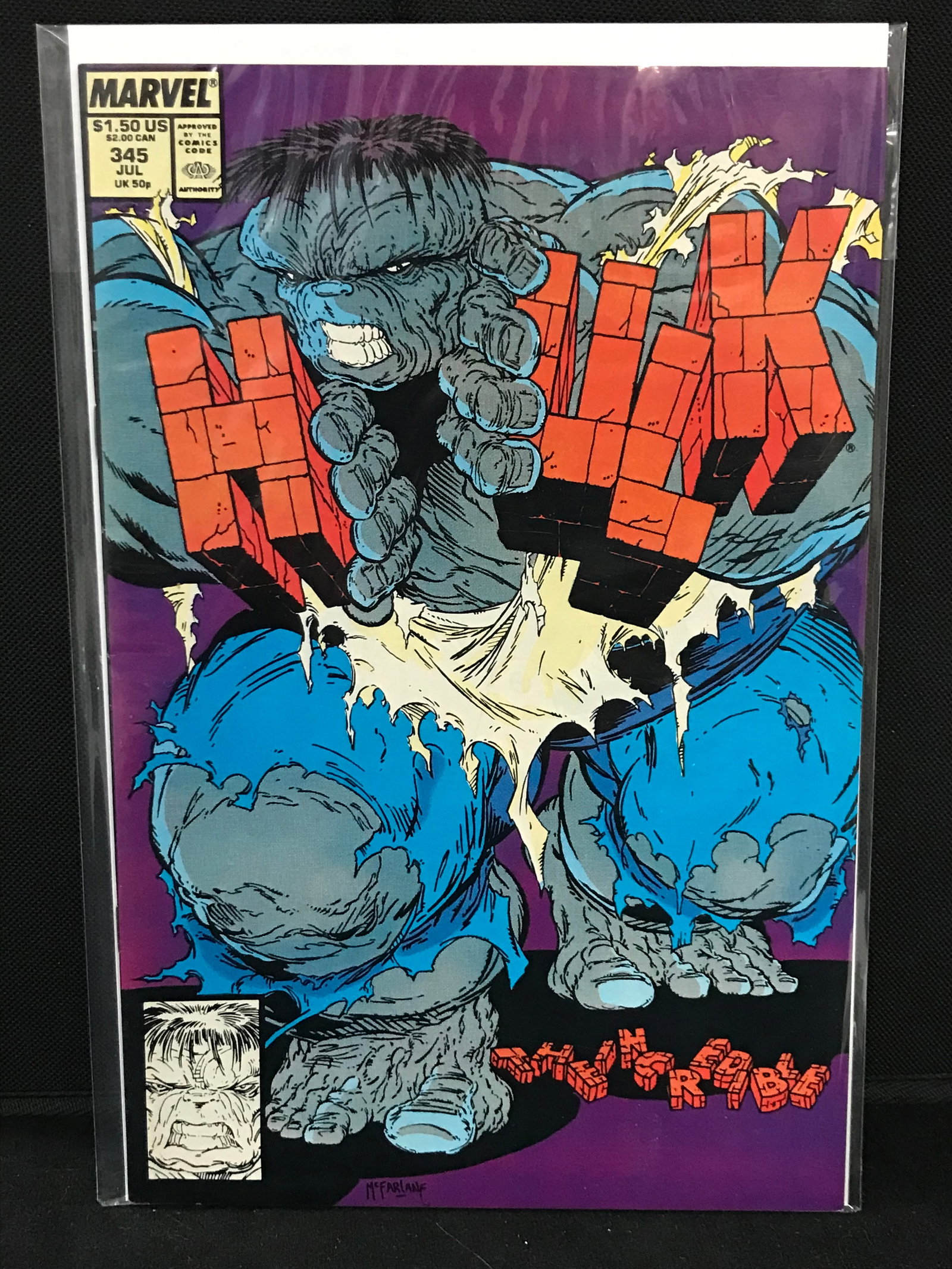 MARVEL COMICS NO.345 THE INCREDIBLE HULK (1 of 1)