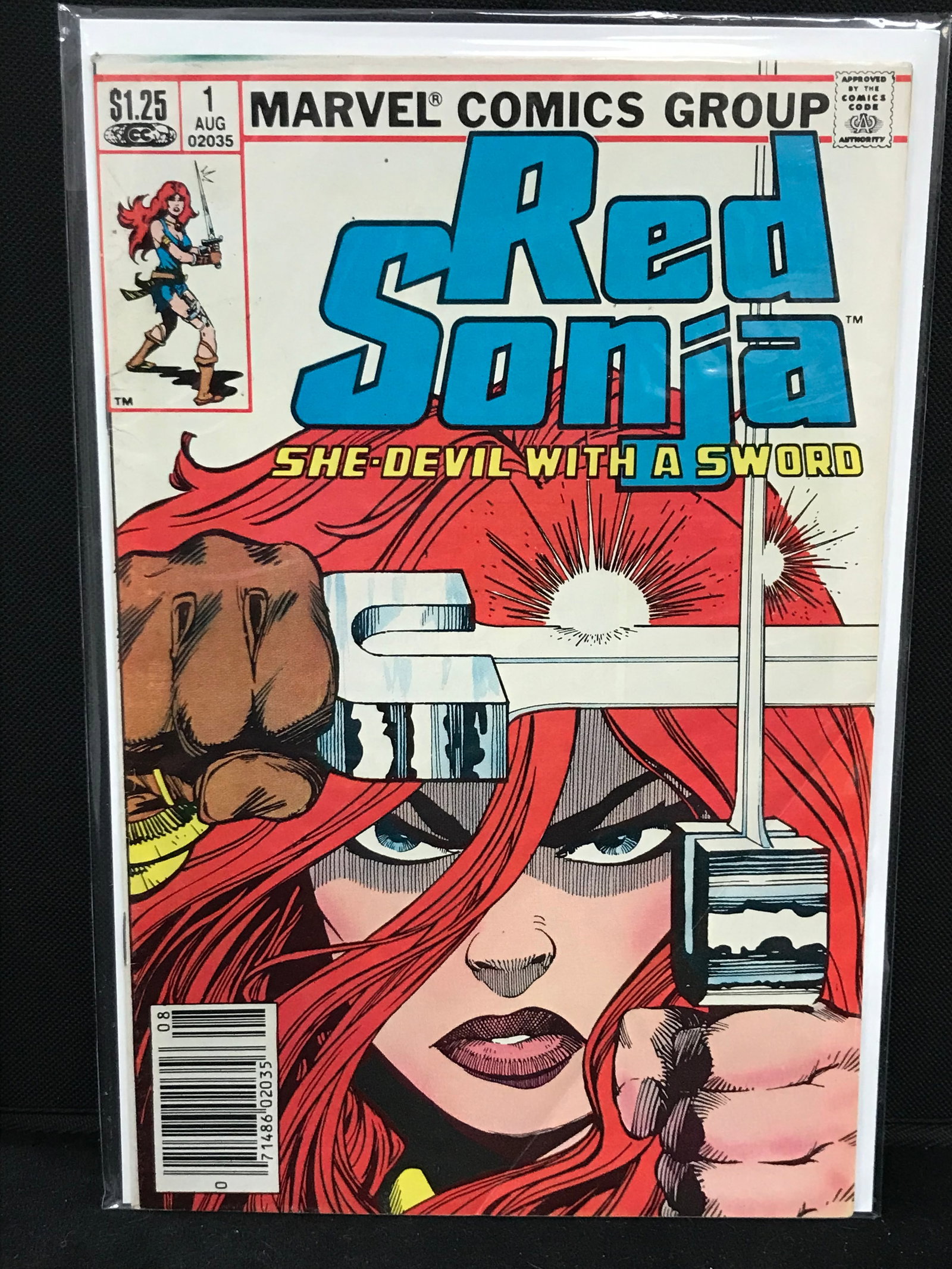 MARVEL COMICS NO.1 RED SONJA SHE-DEVIL WITH A SWORD (1 of 1)