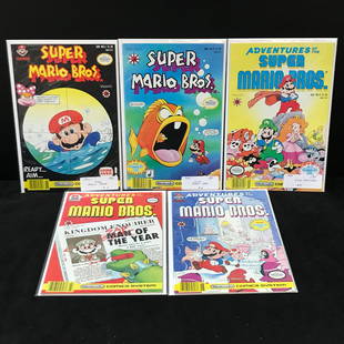 LOT OF SUPER MARIO BROS. COMICS (VALIANT COMICS): Prices are in Canadian dollars