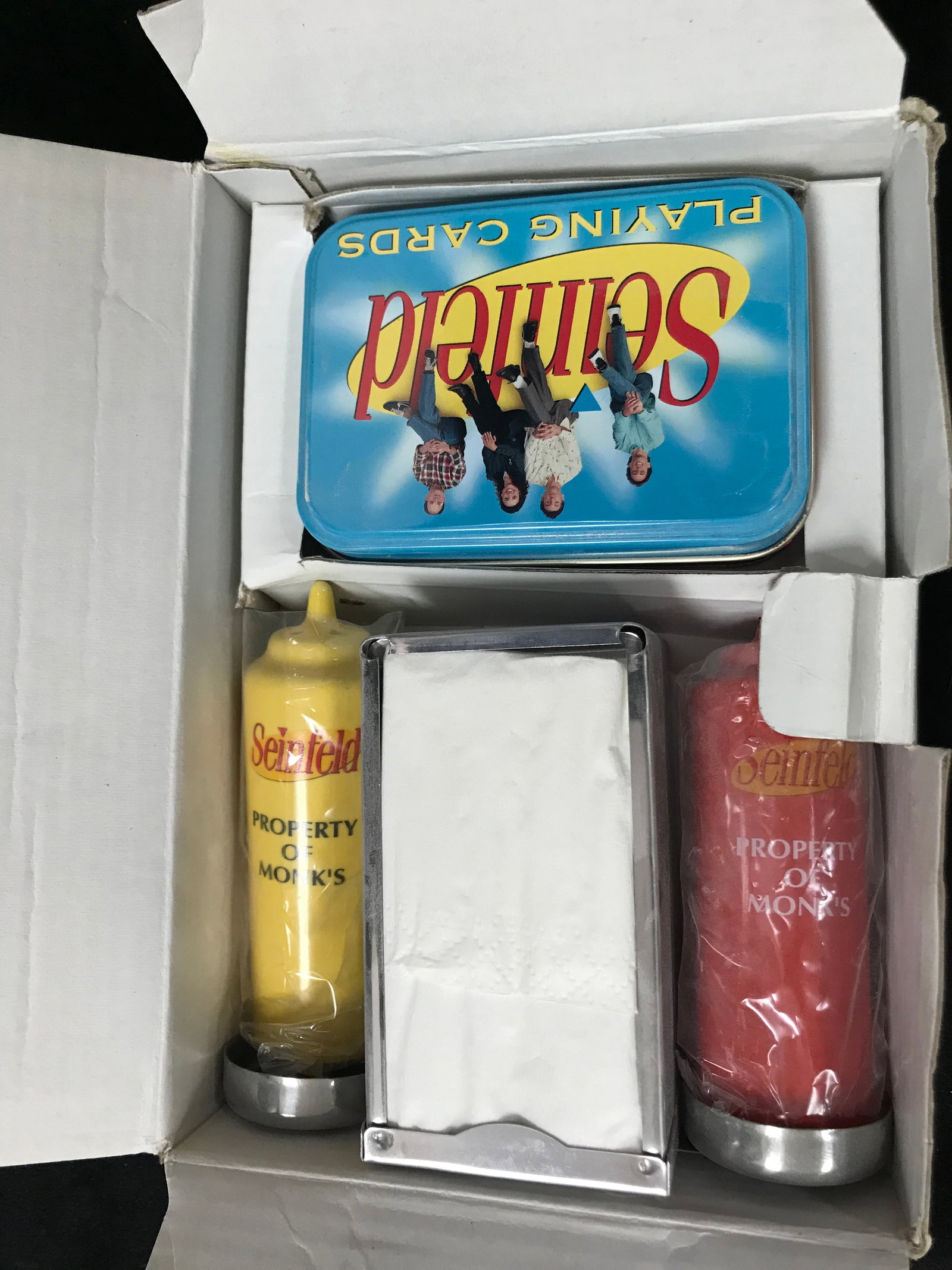 LTD. EDITION SEINFELD MONKS PLAYING CARD SET: Prices are in Canadian dollars