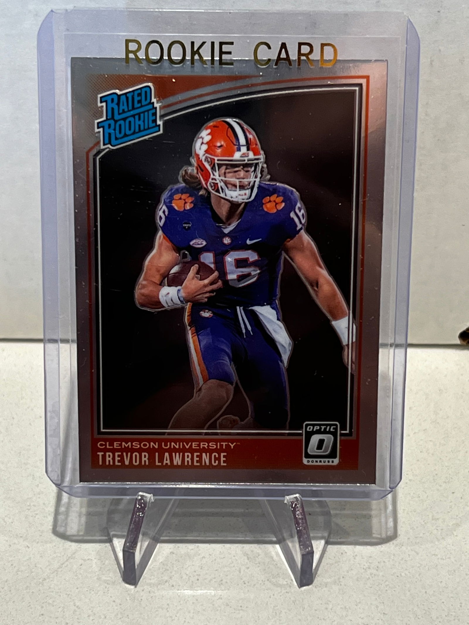 2021 PANINI DONRUSS OPTIC TREVOR LAWRENCE ROOKIE CARD (1 of 2)