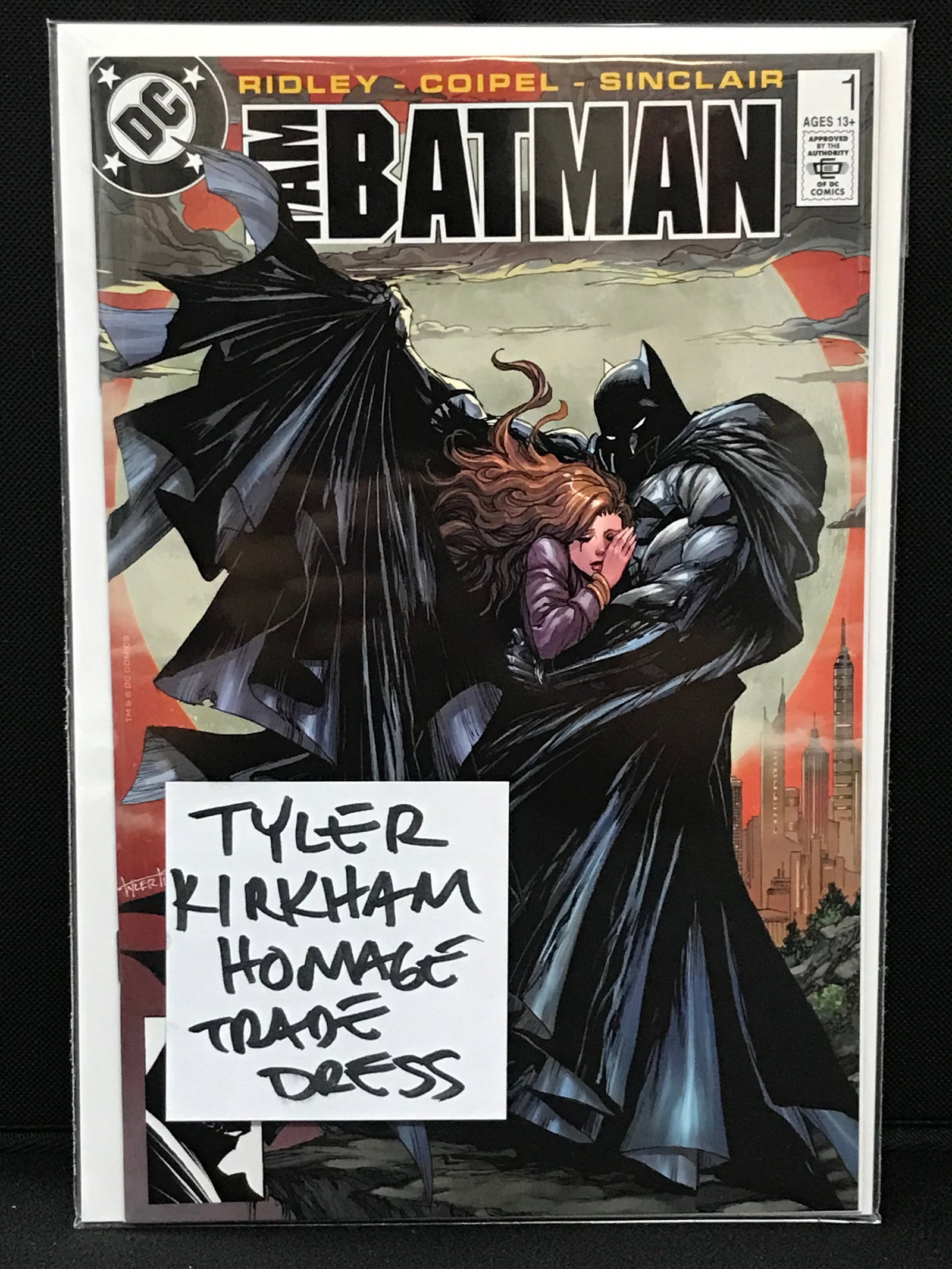 BATMAN #1 TYLER KIRKHAM HOMAGE TRADE DRESS (DC COMICS) (1 of 1)