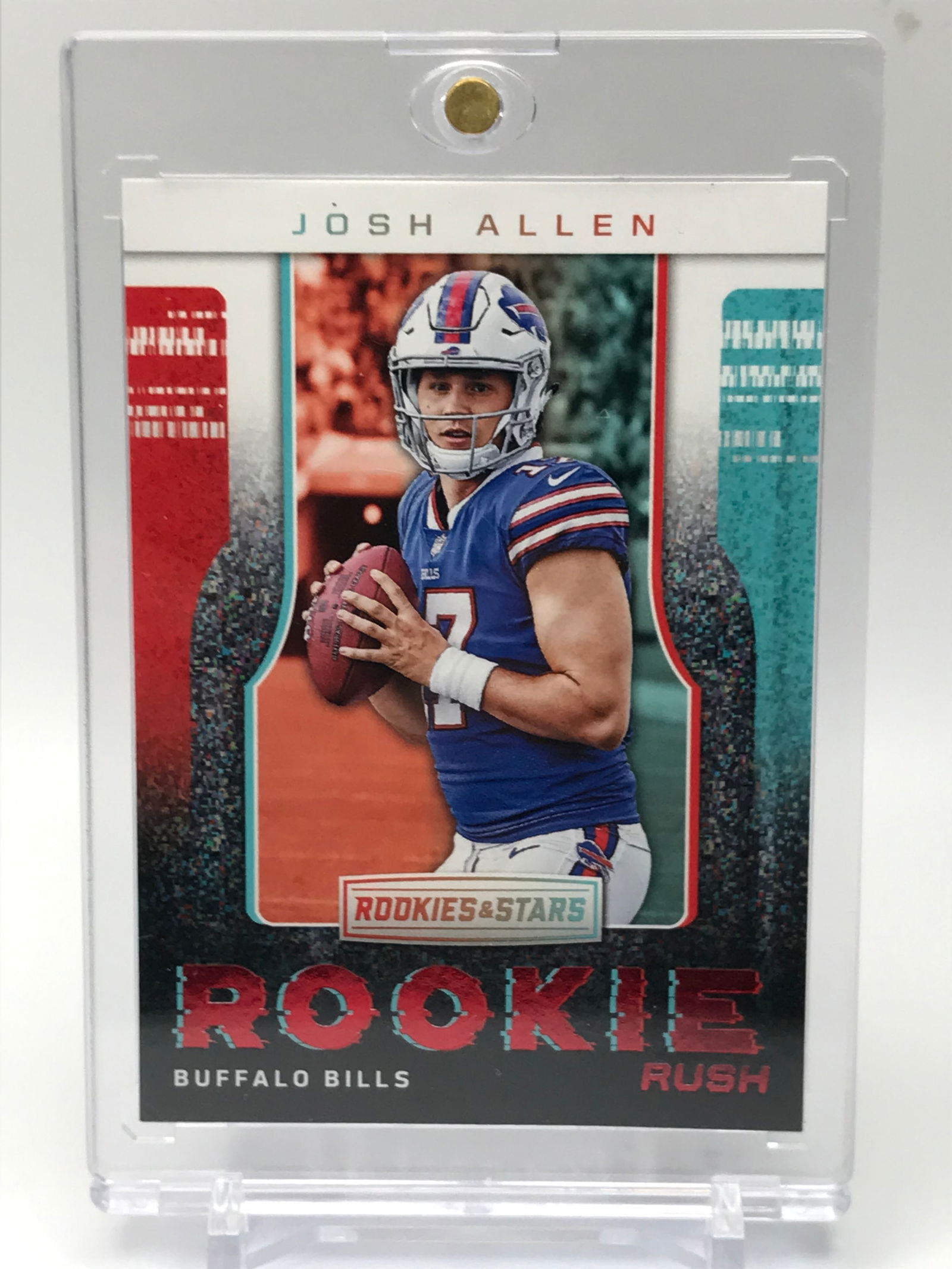 2018 PANINI ROOKIES AND STARS FOOTBALL #RR-5 JOSH ALLEN ROOKIE CARD (1 of 2)