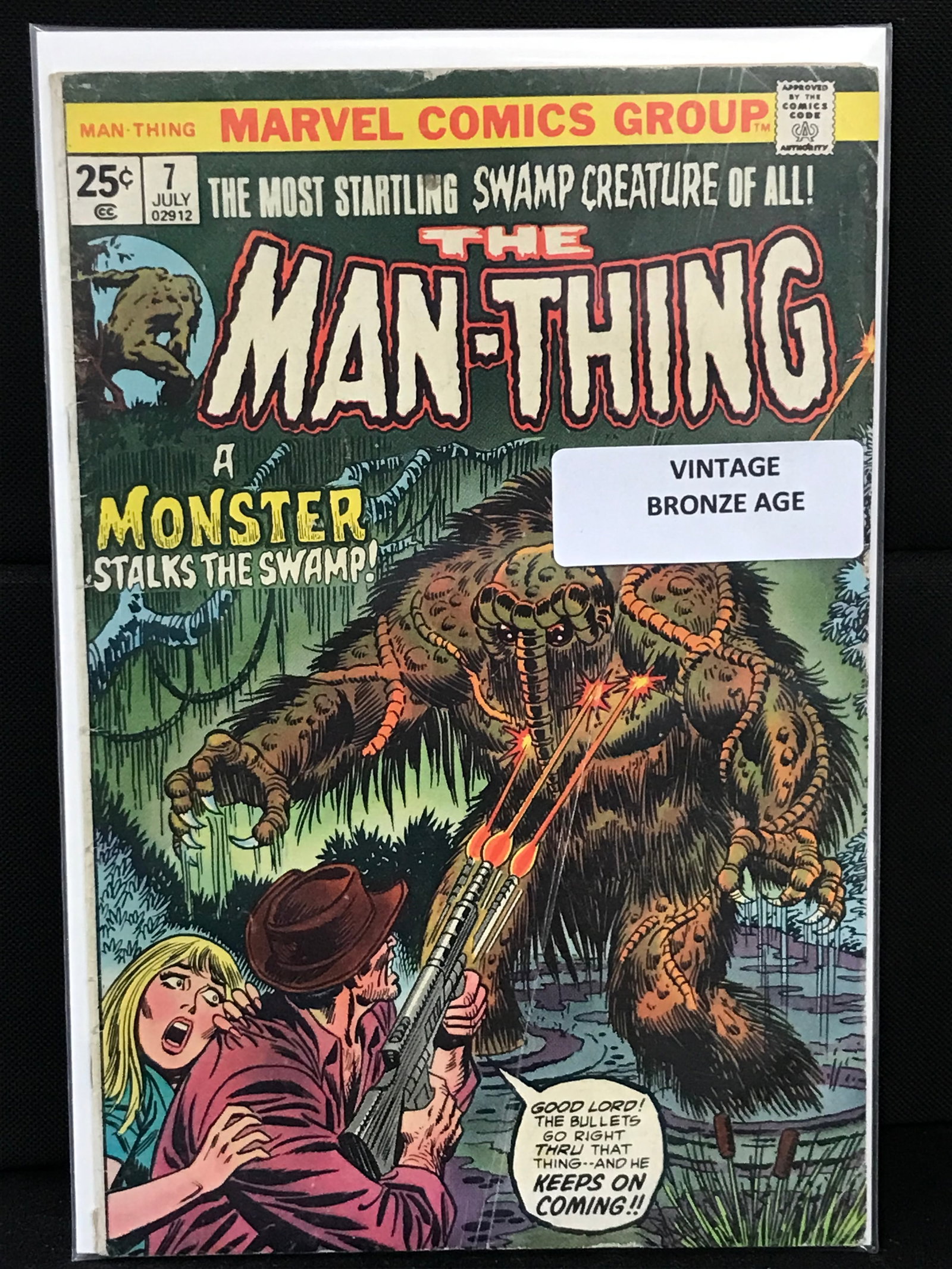 THE MAN-THING #7 (MARVEL COMICS): Prices are in Canadian dollars
