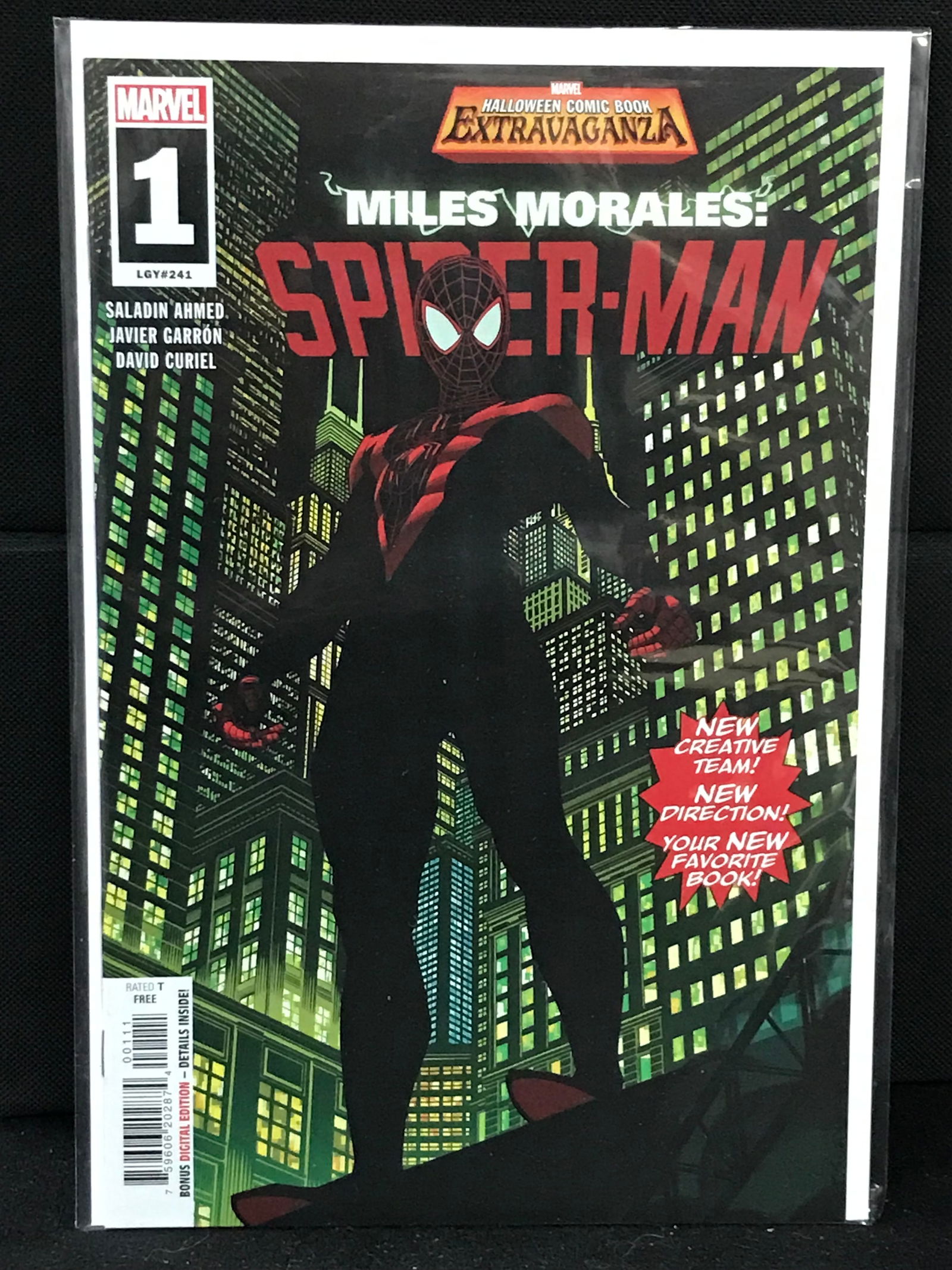 MARVEL COMICS NO.1 MILES MORALES SPIDERMAN (1 of 1)