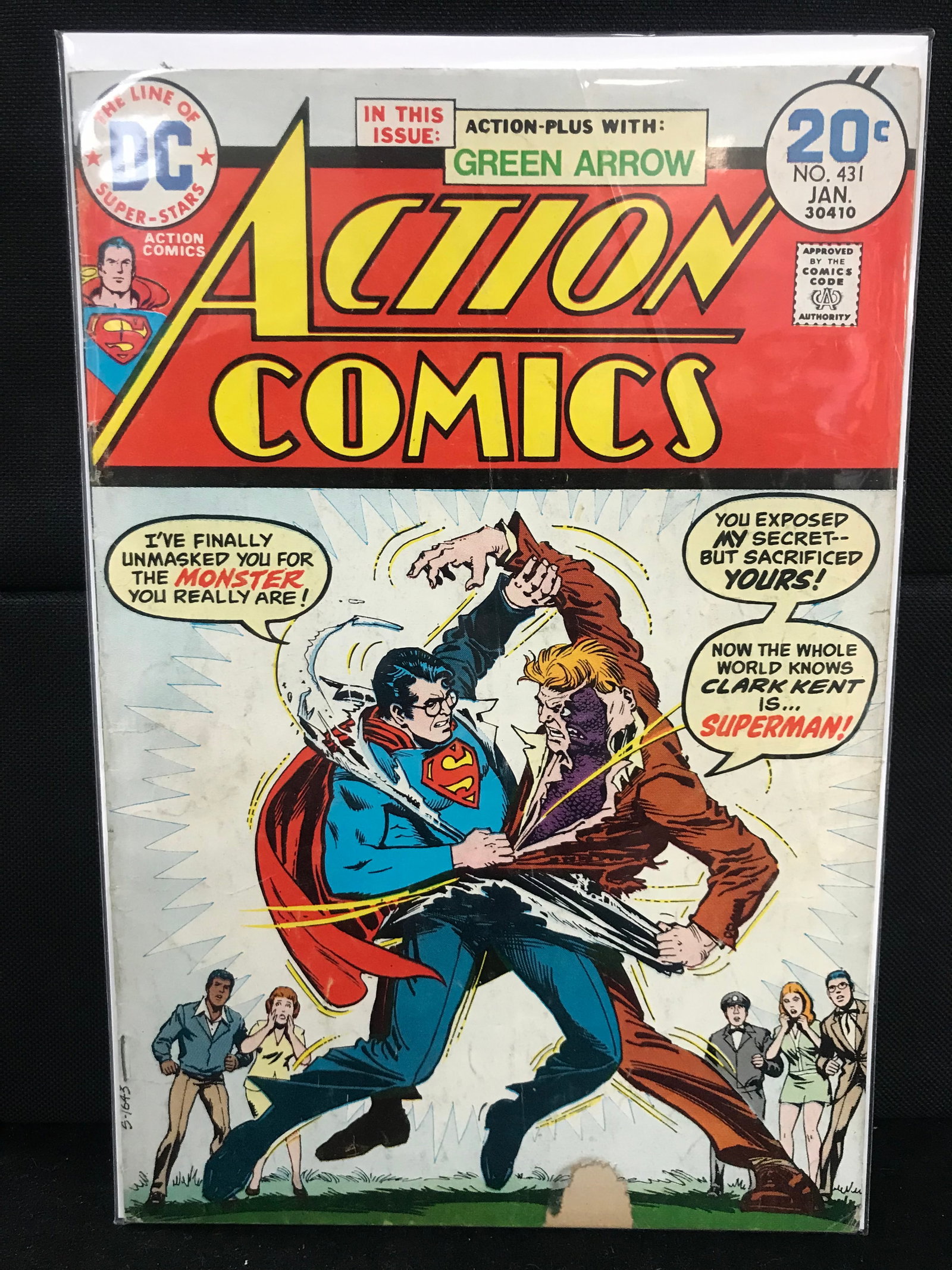 DC COMICS NO.431 ACTION COMICS FEAT GREEN ARROW: Prices are in Canadian dollars