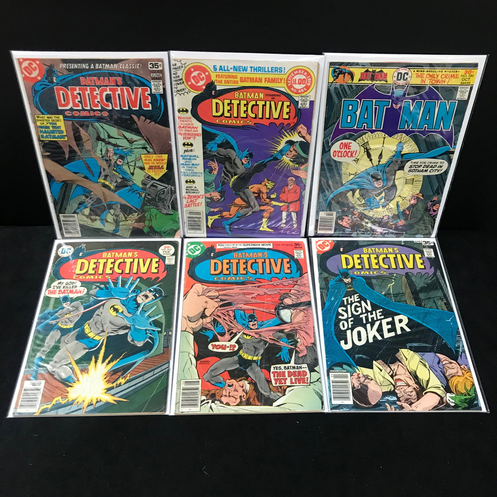 LOT OF BATMAN COMICS (DC COMICS): Prices are in Canadian dollars