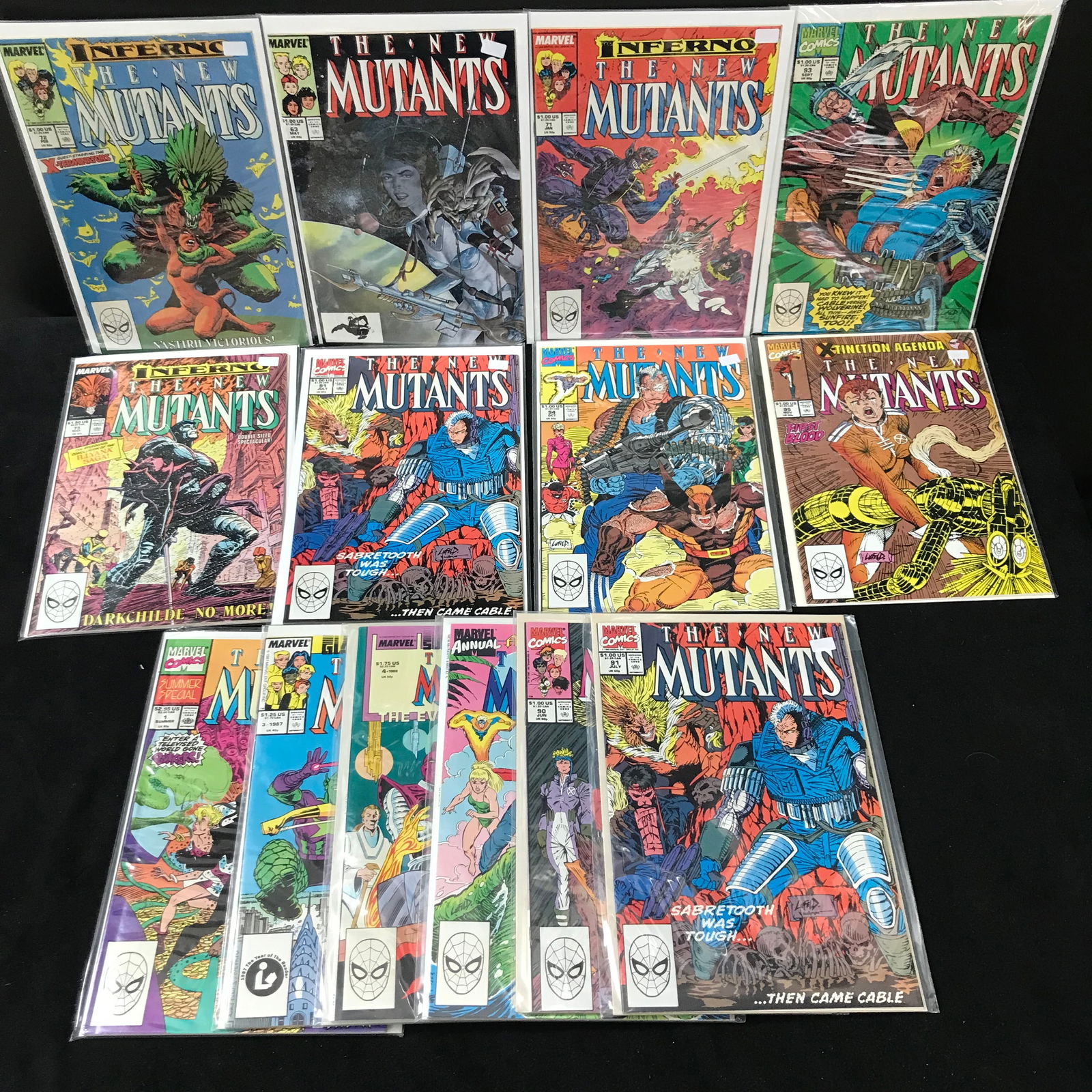 LOT OF THE NEW MUTANTS (MARVEL COMICS) (1 of 1)
